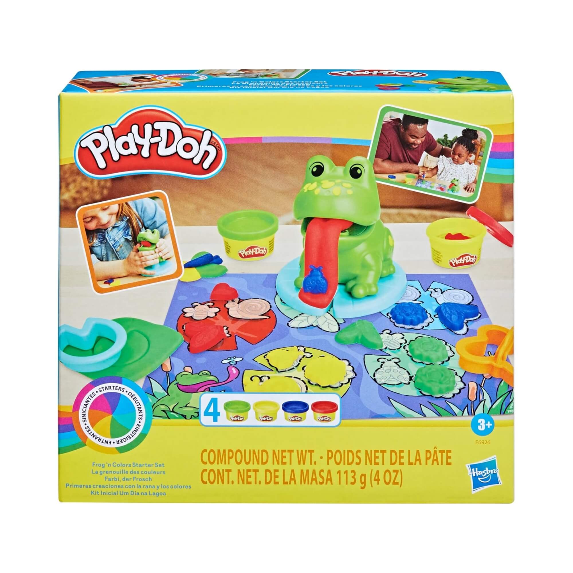 Brinquedo Infantil Play-Doh Sapo Um Dia na Lagoa Massinha de Modelar Hasbro - 17542