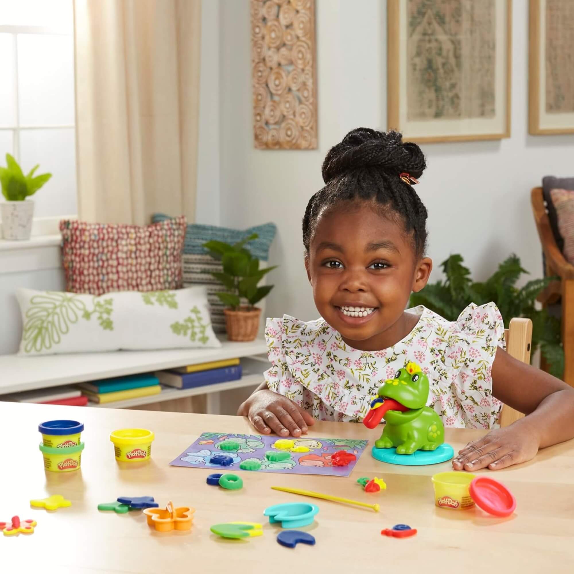 Brinquedo Infantil Play-Doh Sapo Um Dia na Lagoa Massinha de Modelar Hasbro - 17542
