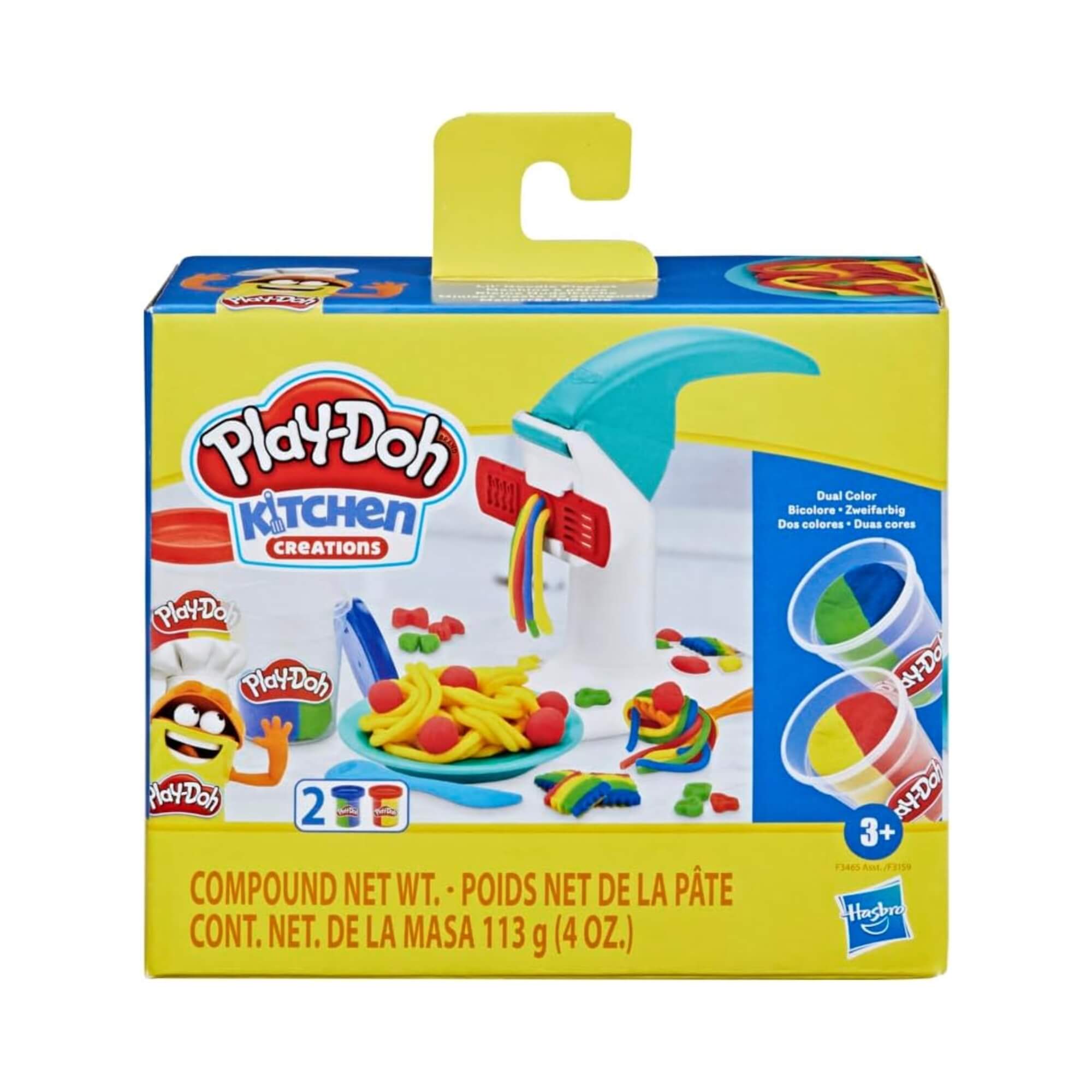 Brinquedo Infantil Play-Doh Macarrão Mágico c/ Acessórios e Massinhas Hasbro - 18540