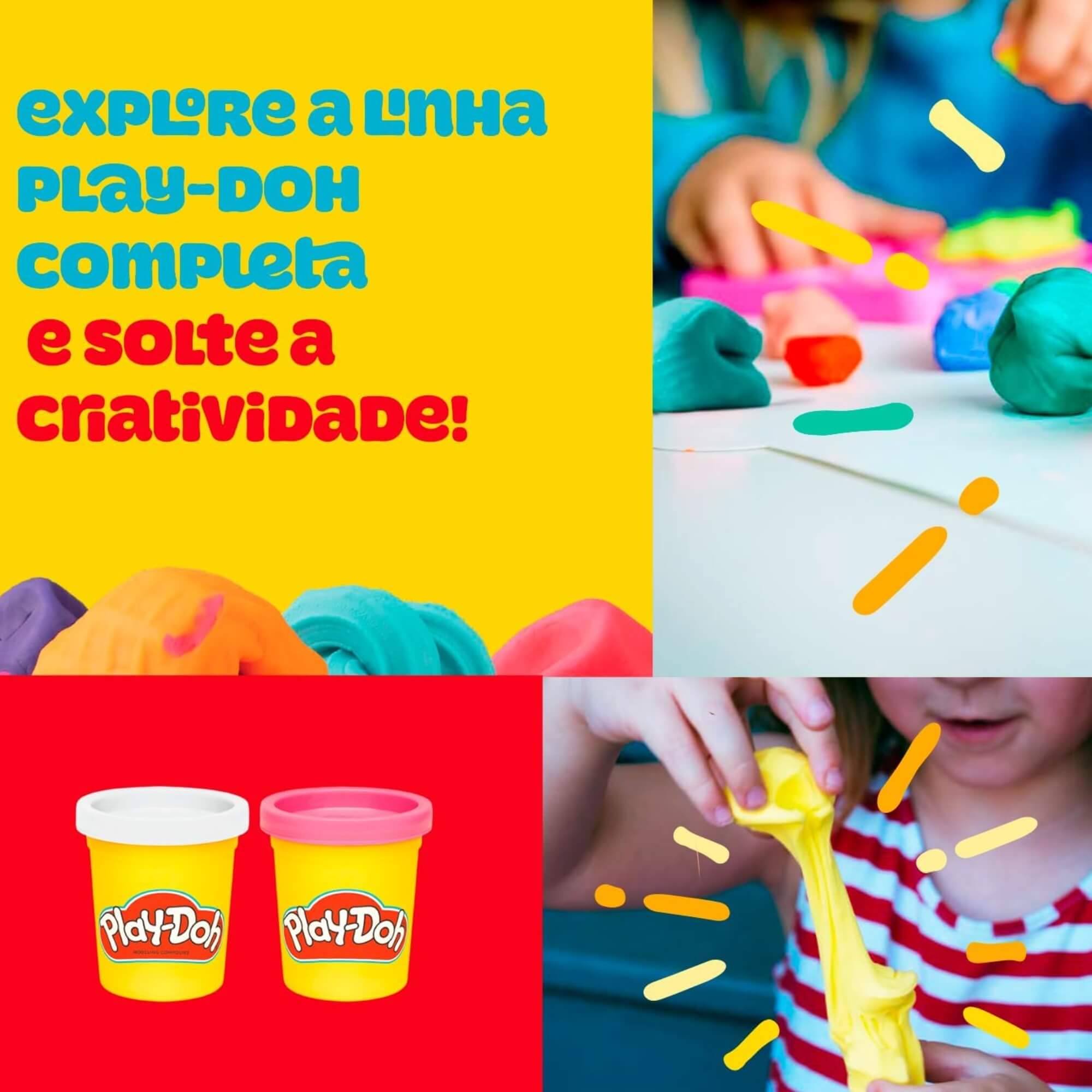 Brinquedo Infantil Play-Doh Mini Sorveteria Divertida c/ Acessórios e Massinha Hasbro - 16656