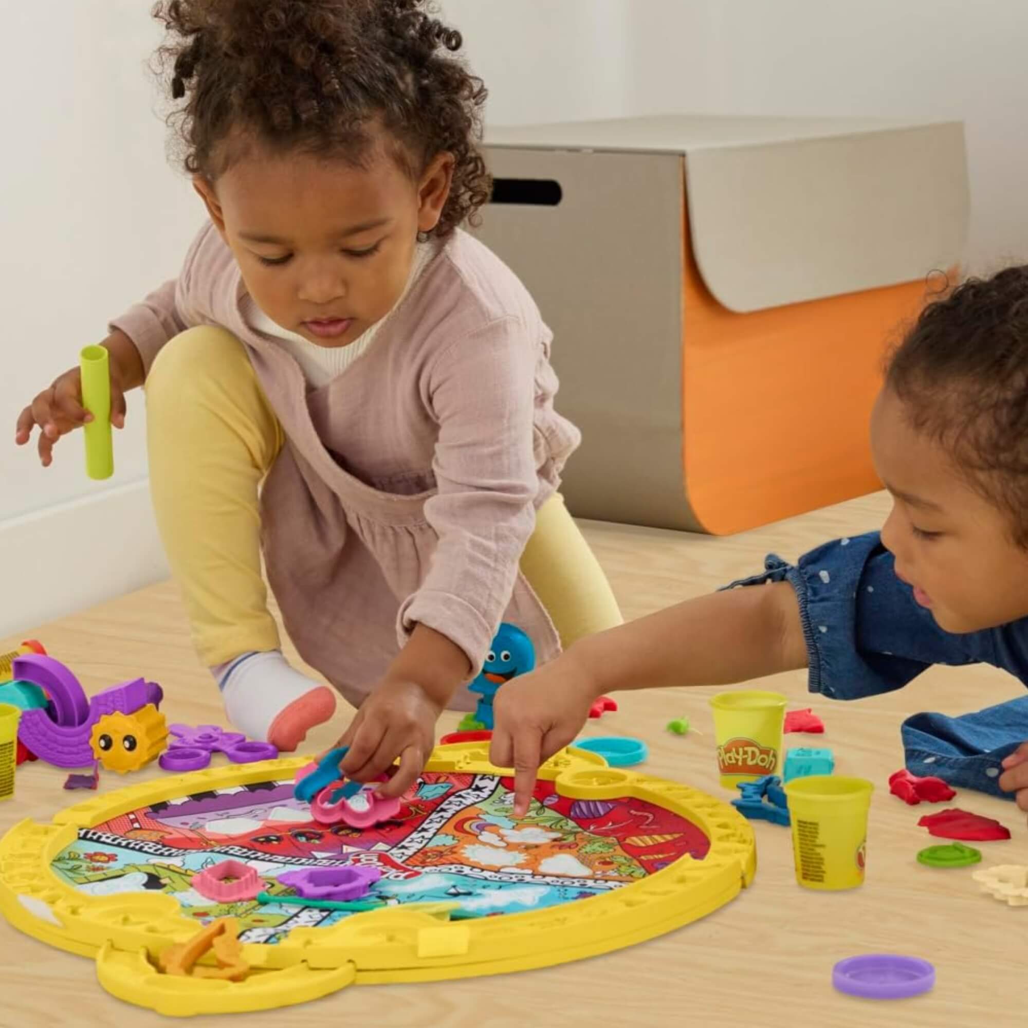 Brinquedo Infantil Play-Doh Kit de Massinha Tapete de Atividades Hasbro - 18537