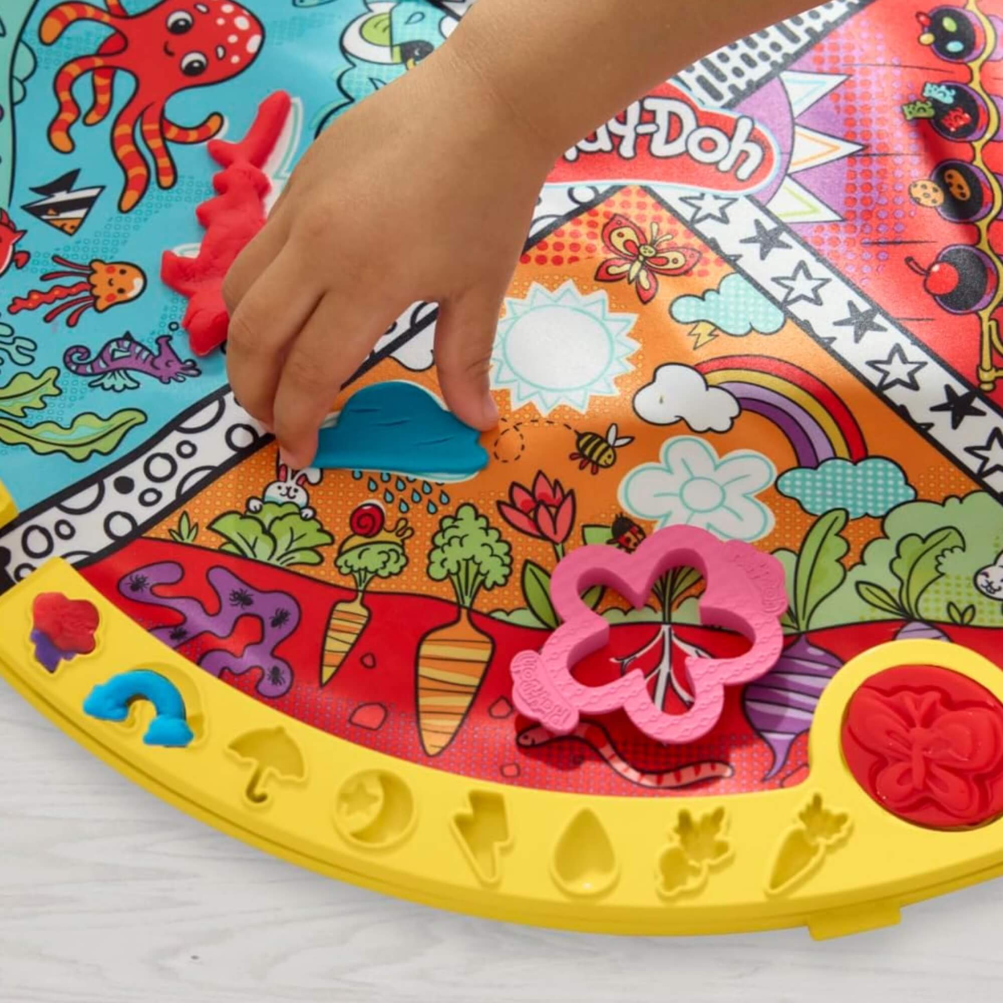 Brinquedo Infantil Play-Doh Kit de Massinha Tapete de Atividades Hasbro - 18537