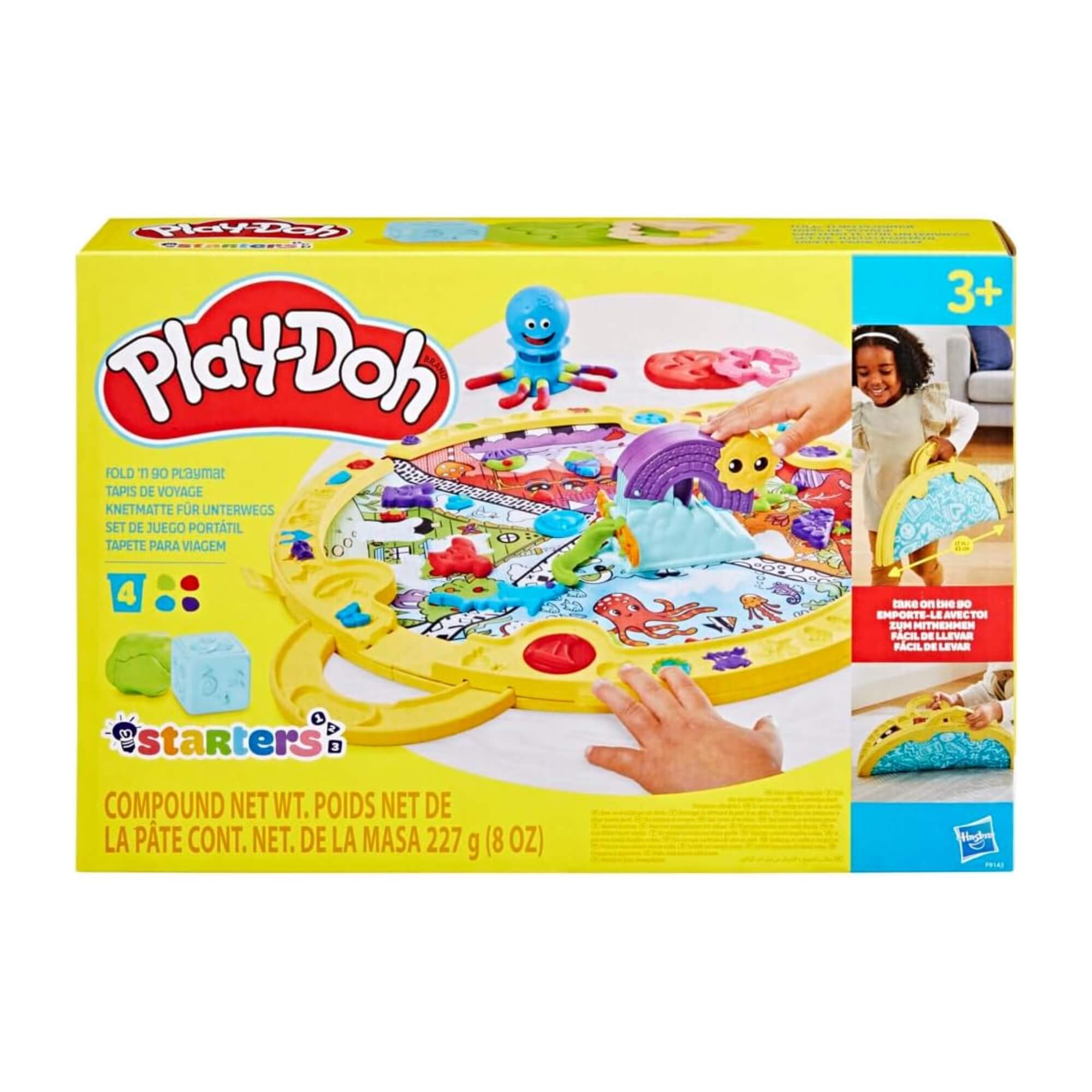 Brinquedo Infantil Play-Doh Kit de Massinha Tapete de Atividades Hasbro - 18537