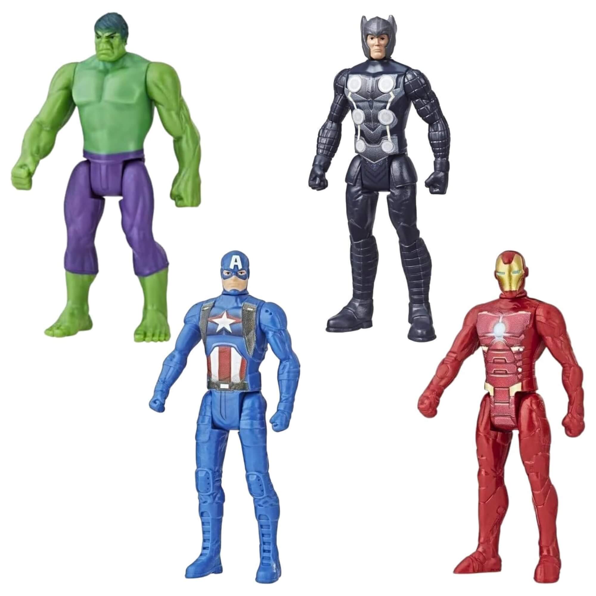 Mini Boneco Avengers Vingadores Marvel Articulado 10 Cm Figura Sortida e Unitária Hasbro - 19804