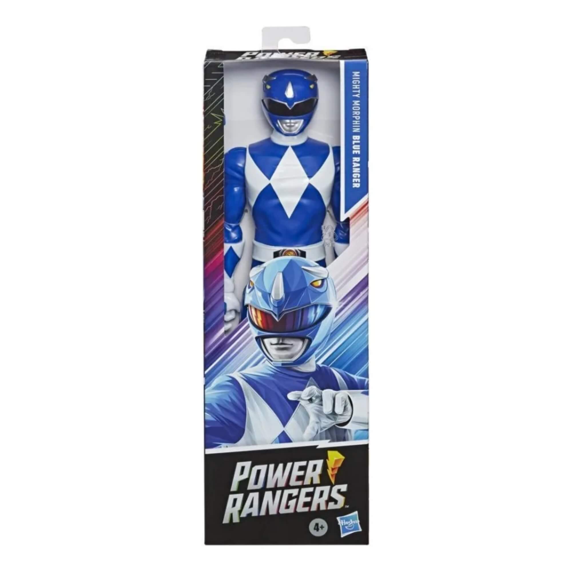 Brinquedo Infantil Boneco Power Rangers Mighty Morphin Ranger Azul Hasbro - 19803