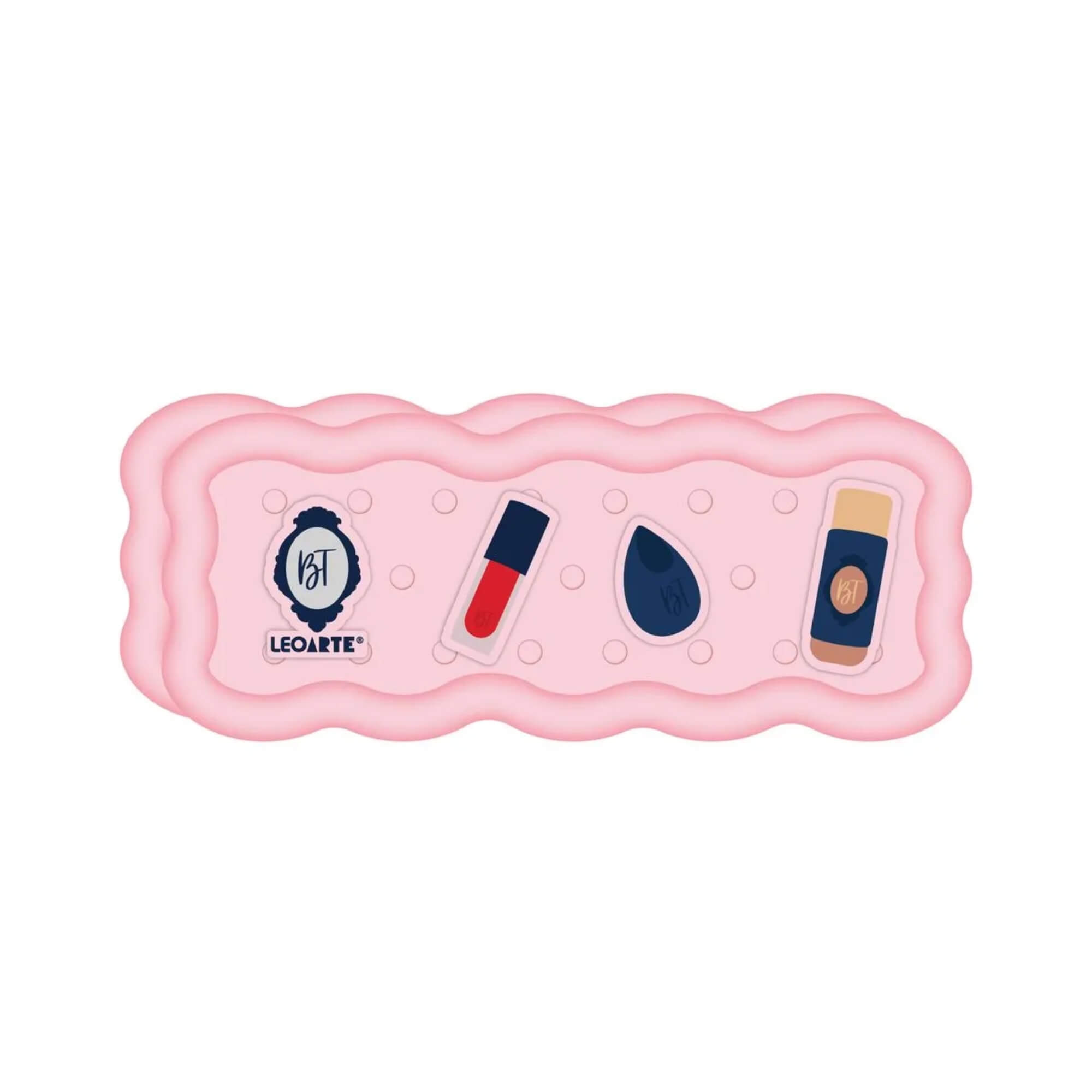 Estojo Necessaire de Silicone com Pins Bruna Tavares Leo&Leo Leonora - 10579