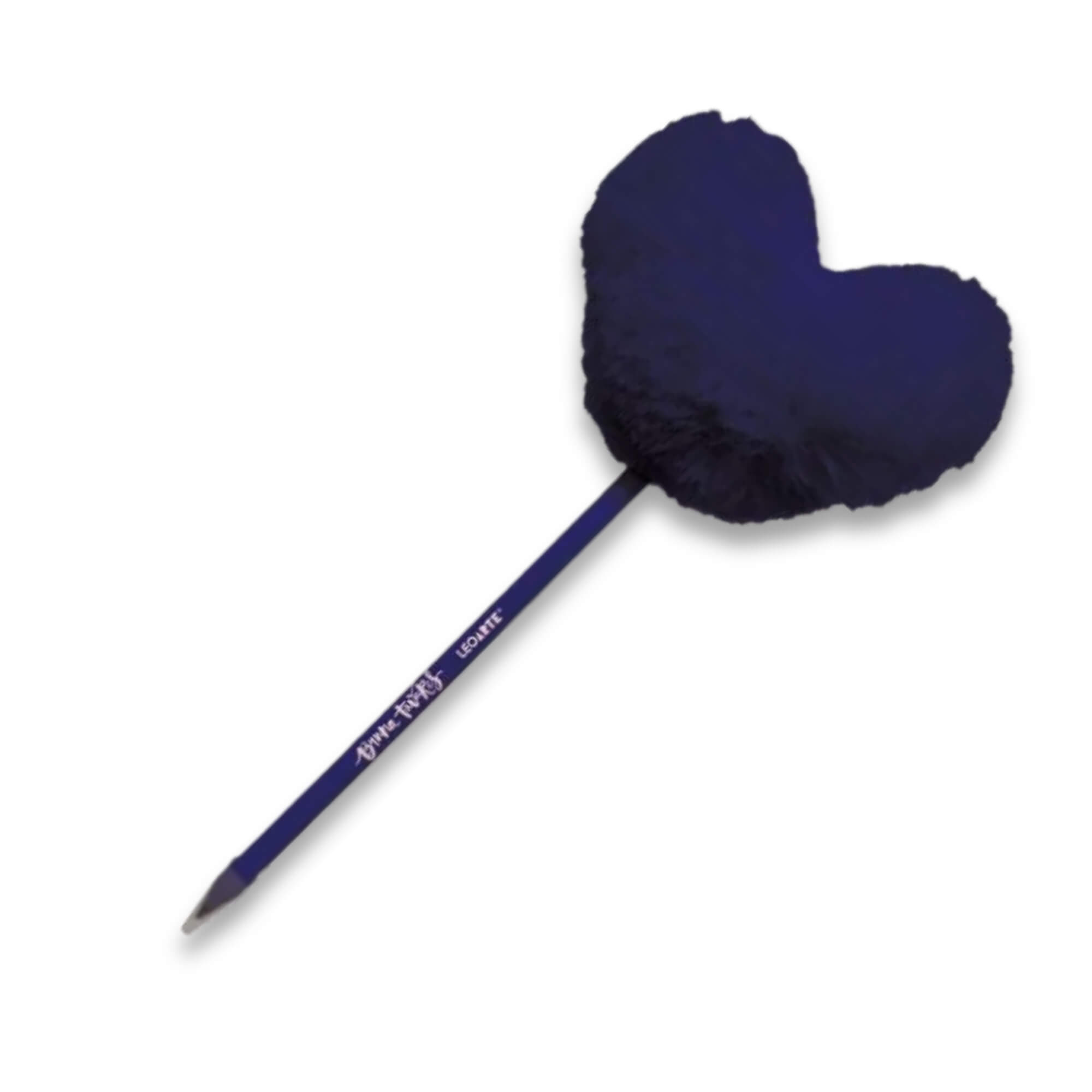 Caneta Esferográfica Pompom de Coração Bruna Tavares - Display c/ 8 Und. Leoarte Leonora - 10594