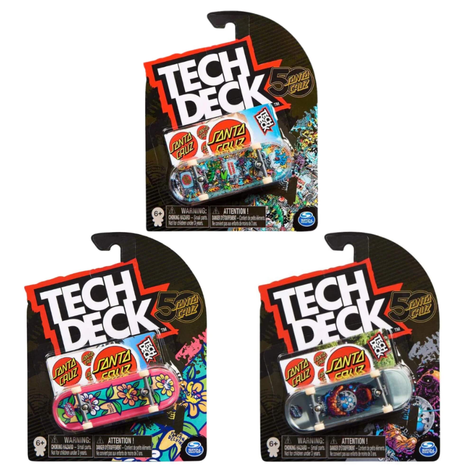 Brinquedo Infantil Tech Deck Skate de Dedo 96mm Sortido e Unitário Sunny - 002890