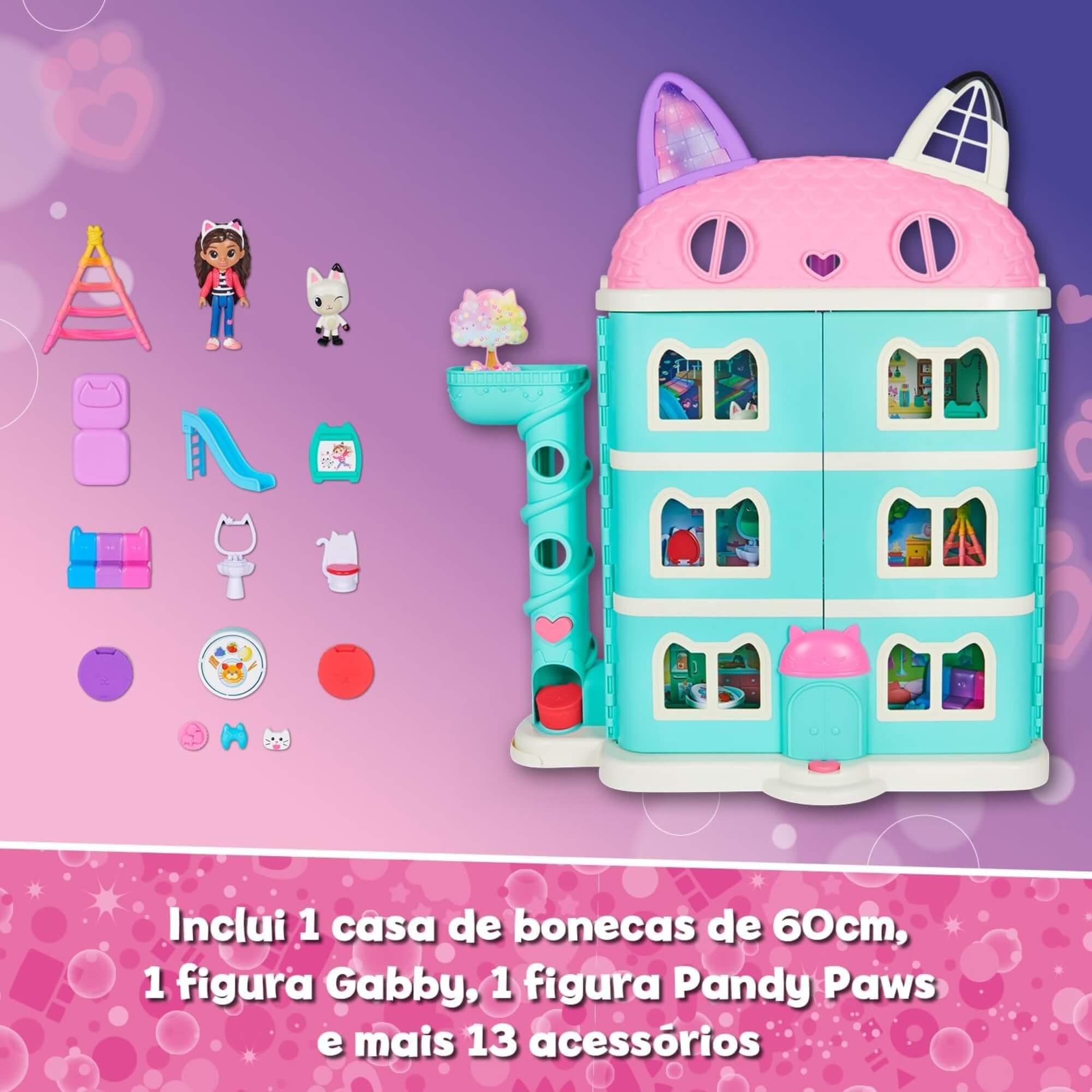 Brinquedo Infantil Playset Casa Mágica da Gabby, Gabby's Dollhouse Sunny - 003063