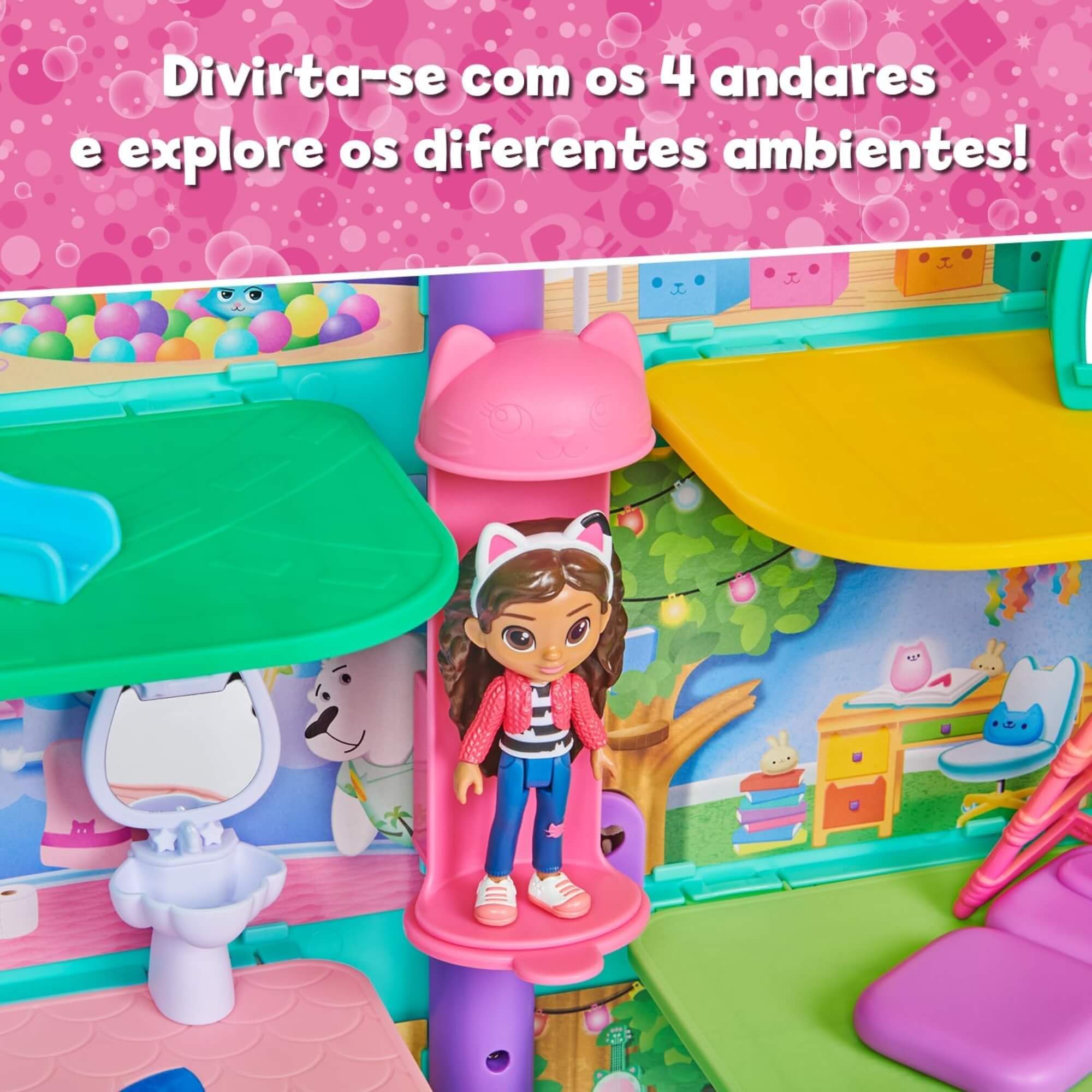 Brinquedo Infantil Playset Casa Mágica da Gabby, Gabby's Dollhouse Sunny - 003063