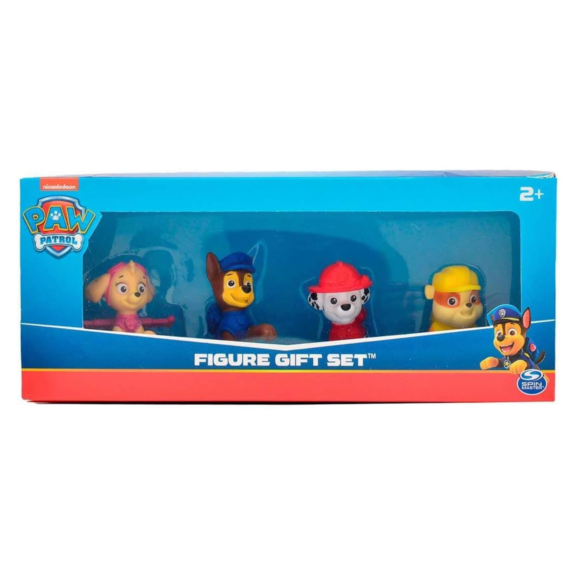 Brinquedo Infantil Pack 4 Mini Figuras Chase Skye Marshall Rubble Patrulha Canina Sunny - 003596