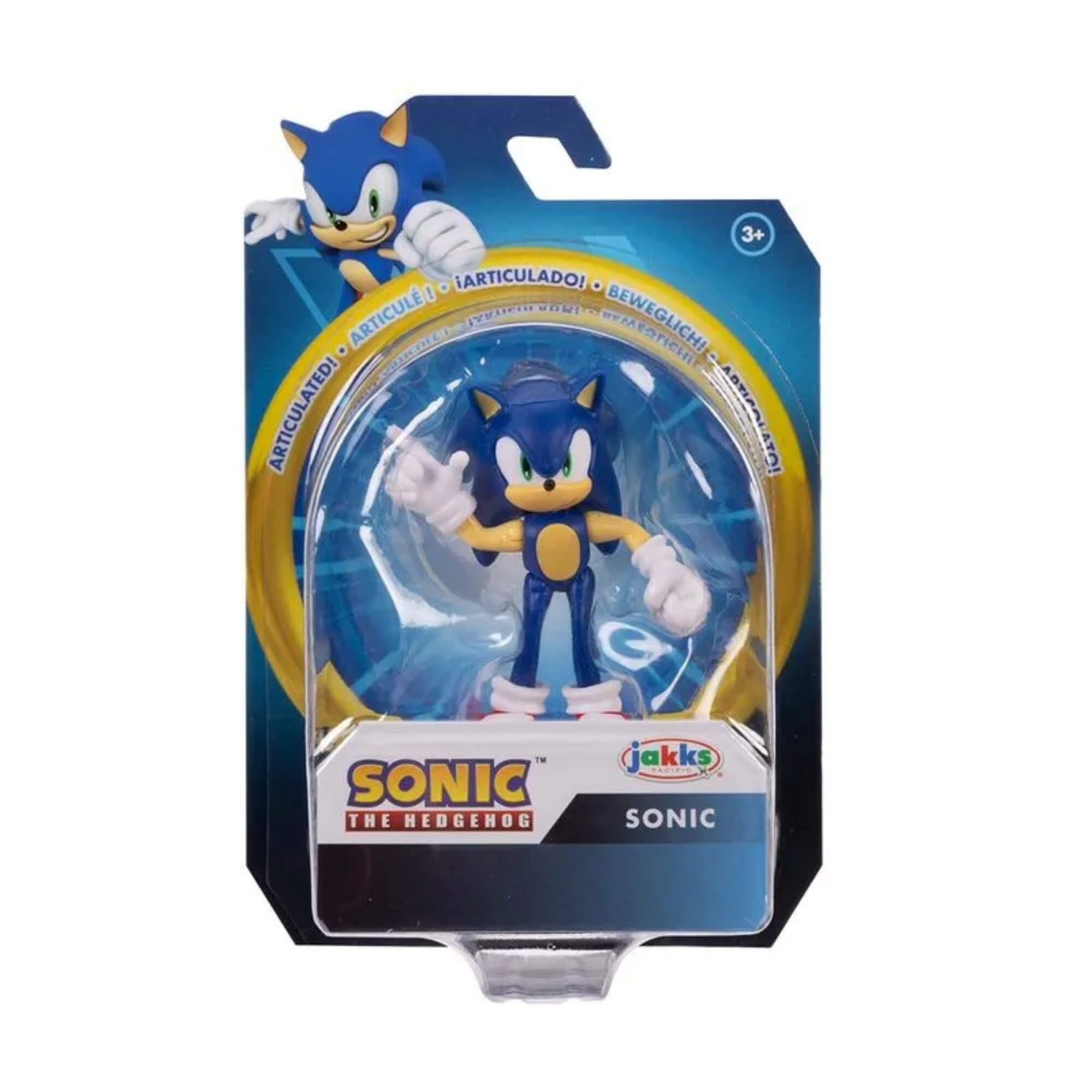 Brinquedo Infantil Boneco Sonic Moderno 2,5" Sunny - 004559