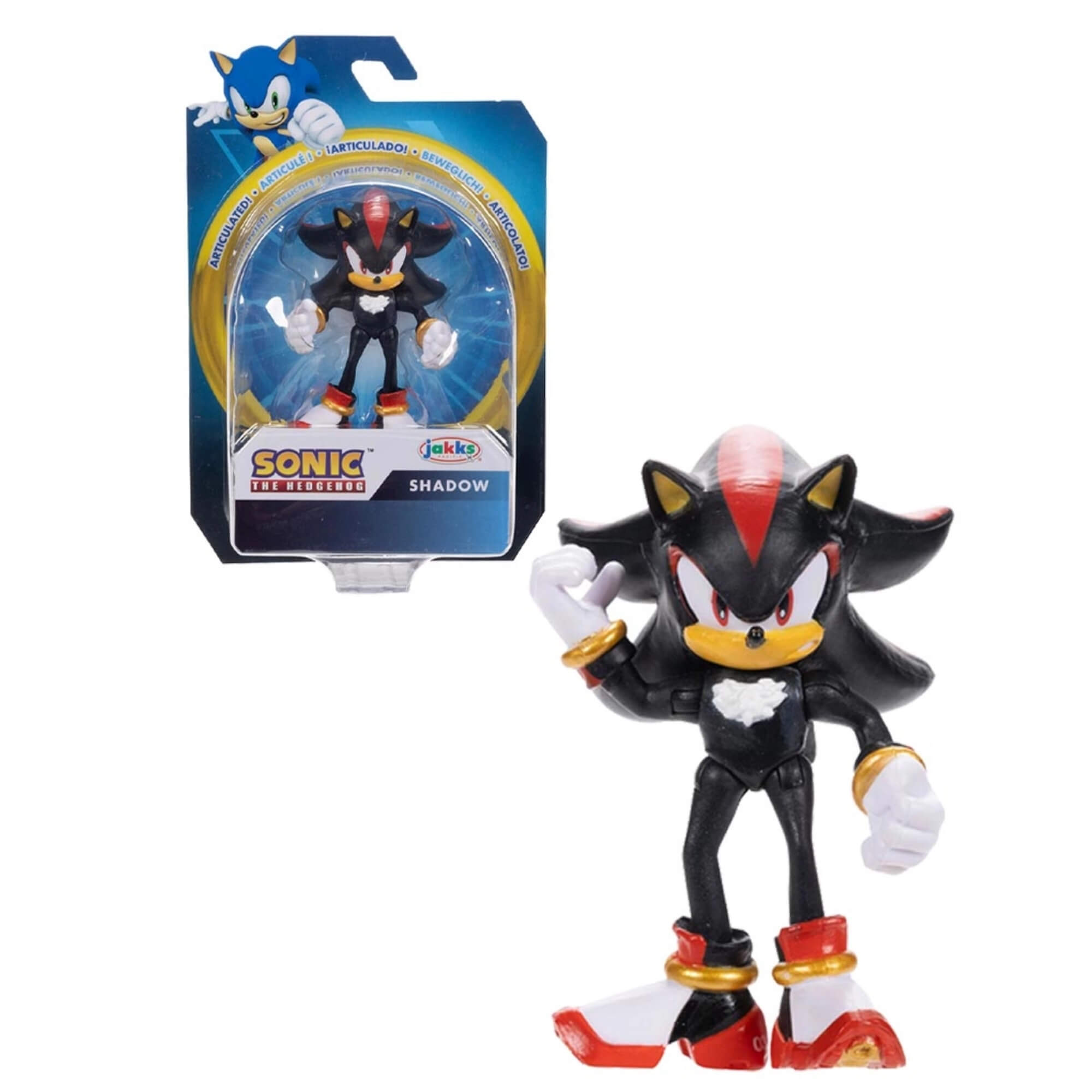 Brinquedo Infantil Boneco Shadow Moderno 2,5" Sonic Sunny - 004560