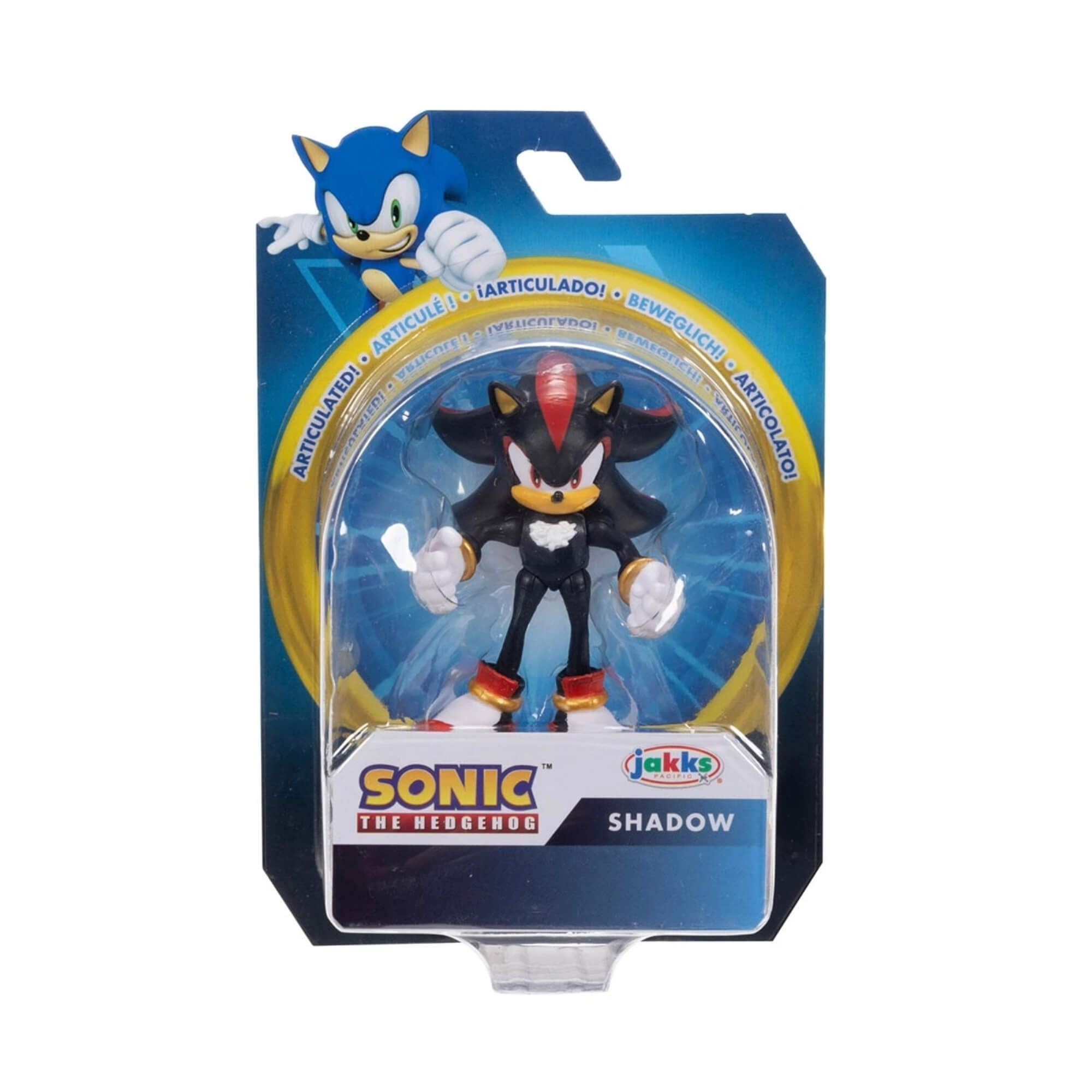 Brinquedo Infantil Boneco Shadow Moderno 2,5" Sonic Sunny - 004560