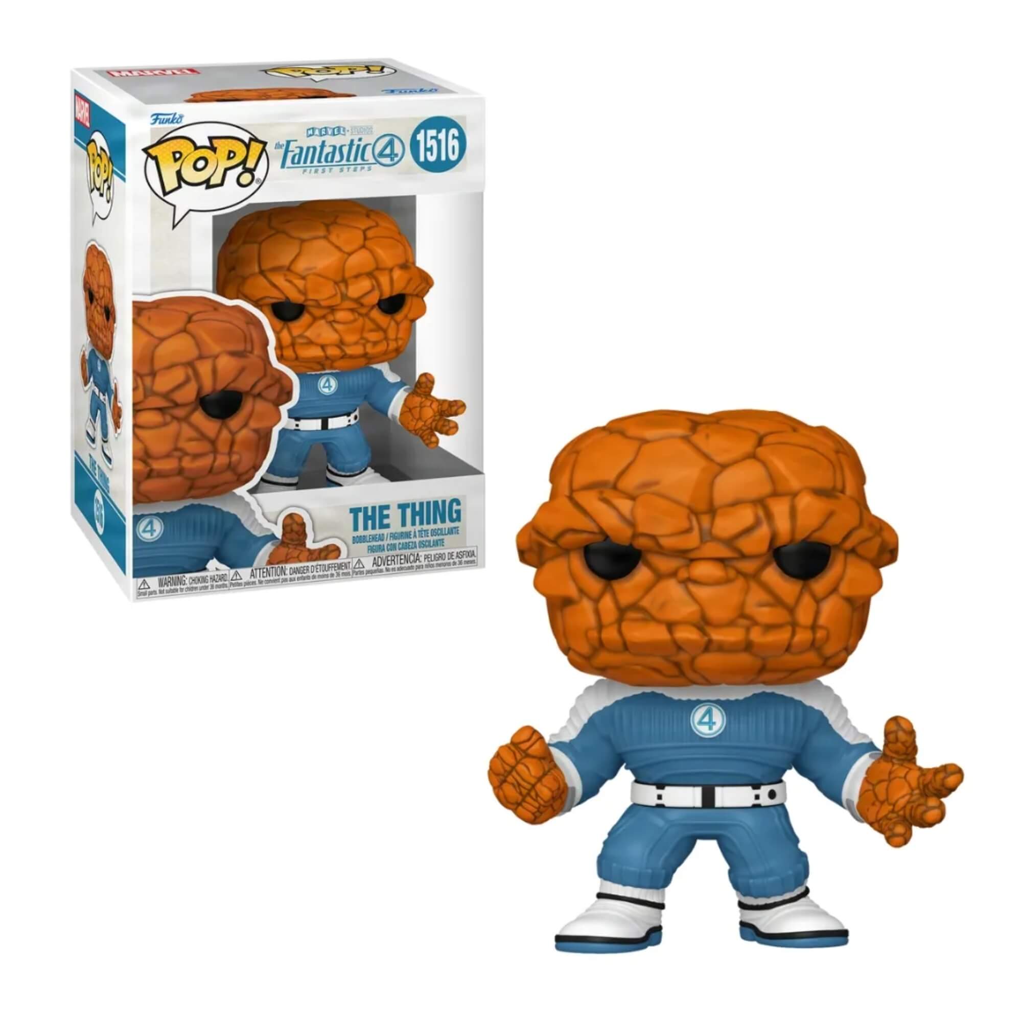 Boneco Funko Pop! Marvel Quarteto Fantástico - O Coisa Candide - 12204