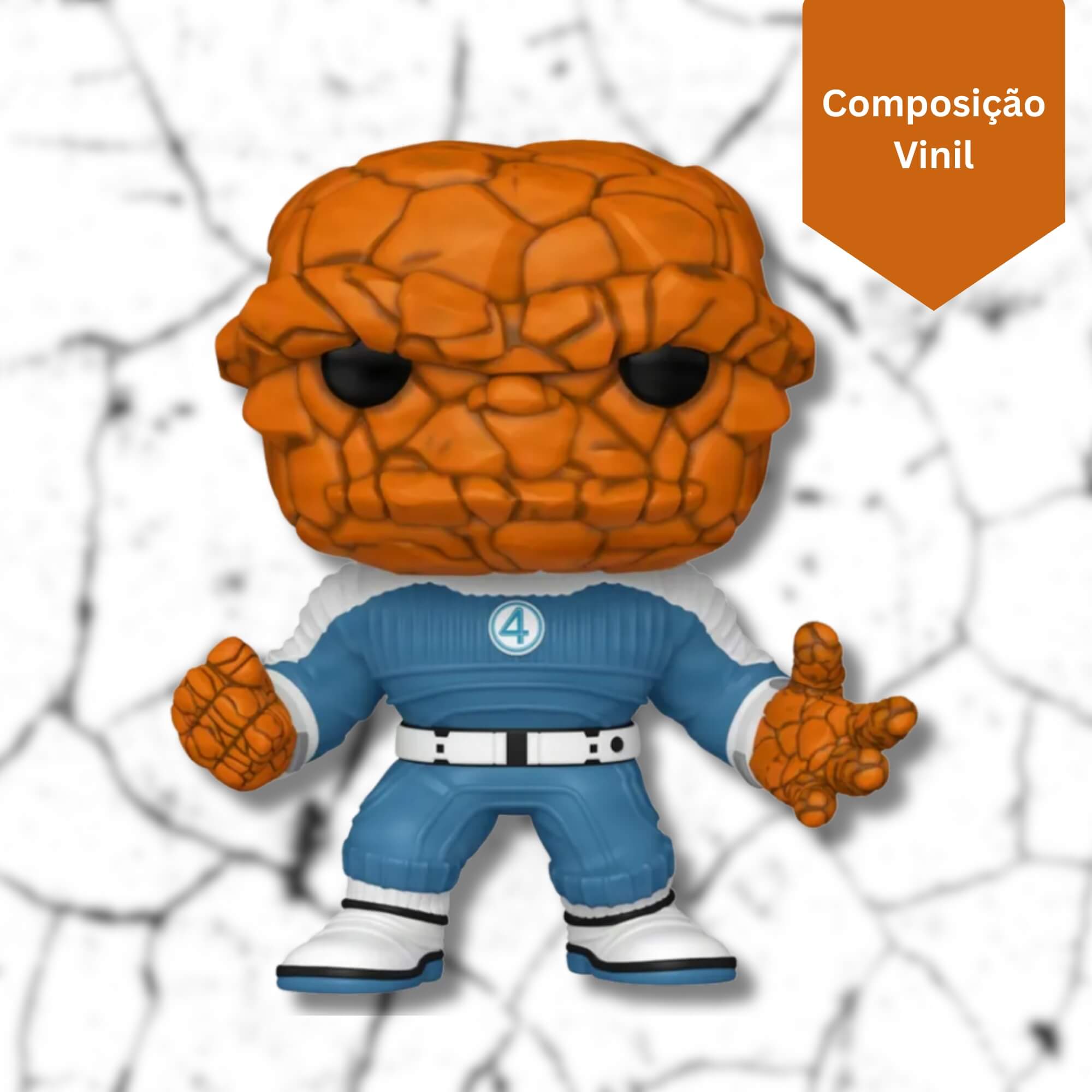 Boneco Funko Pop! Marvel Quarteto Fantástico - O Coisa Candide - 12204