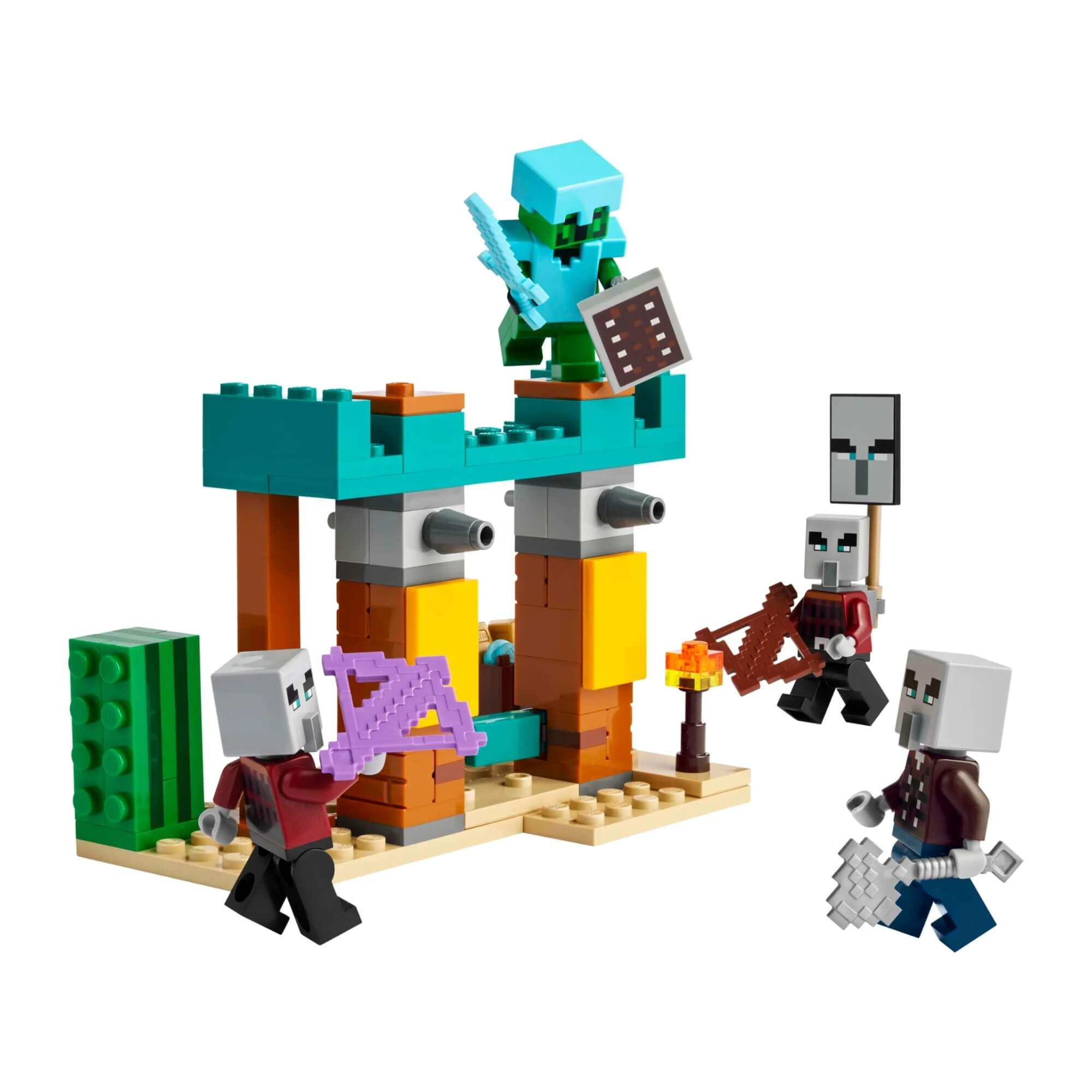 LEGO Minecraft - A Patrulha do Deserto de Illager - 4111121267
