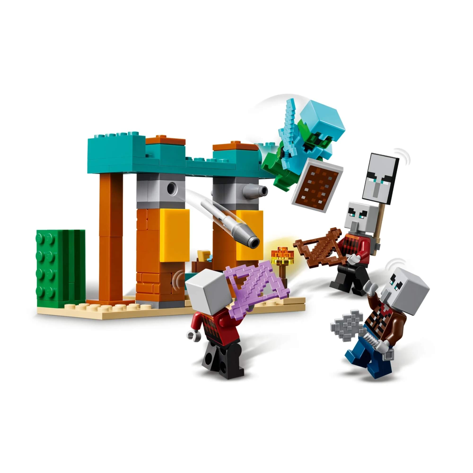 LEGO Minecraft - A Patrulha do Deserto de Illager - 4111121267