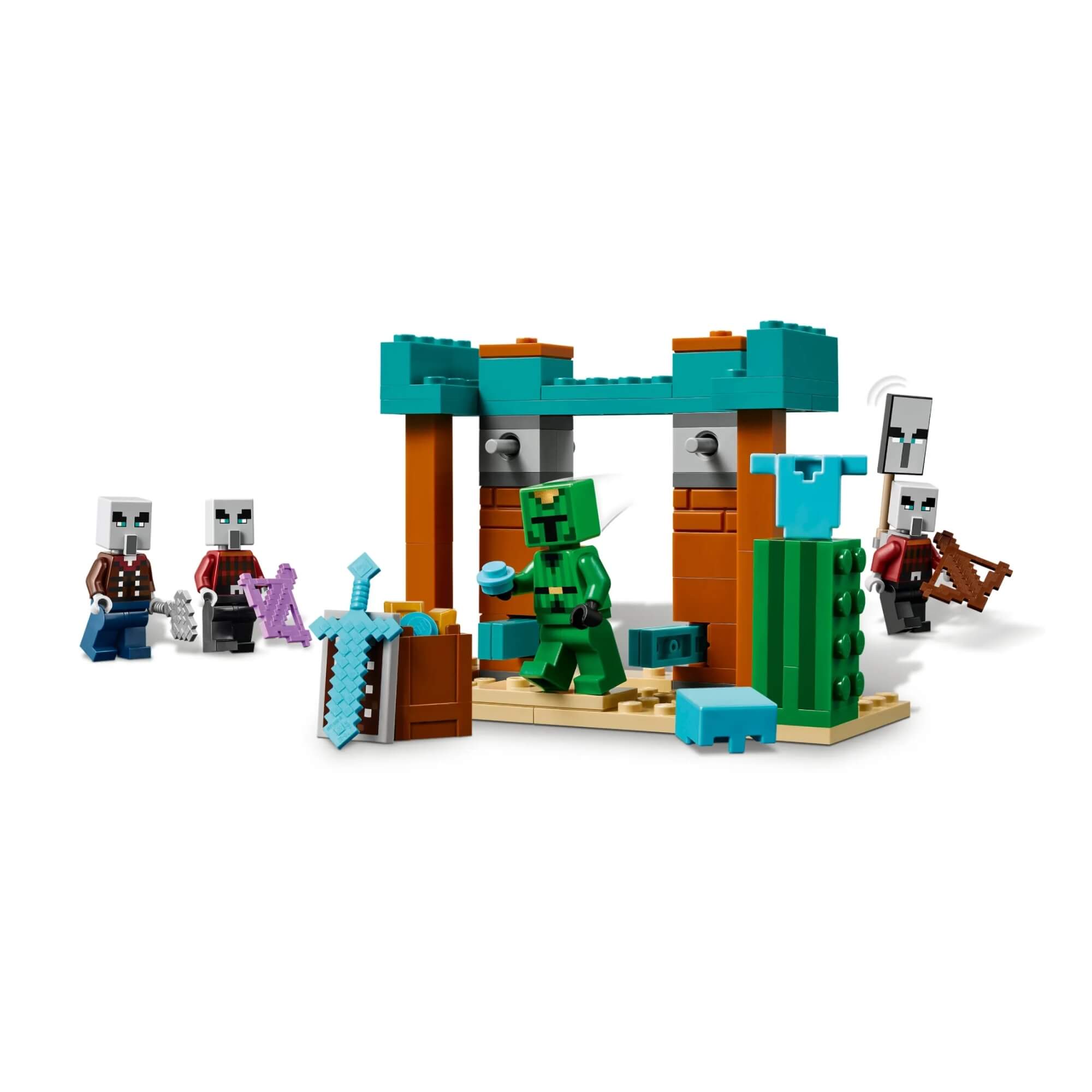 LEGO Minecraft - A Patrulha do Deserto de Illager - 4111121267