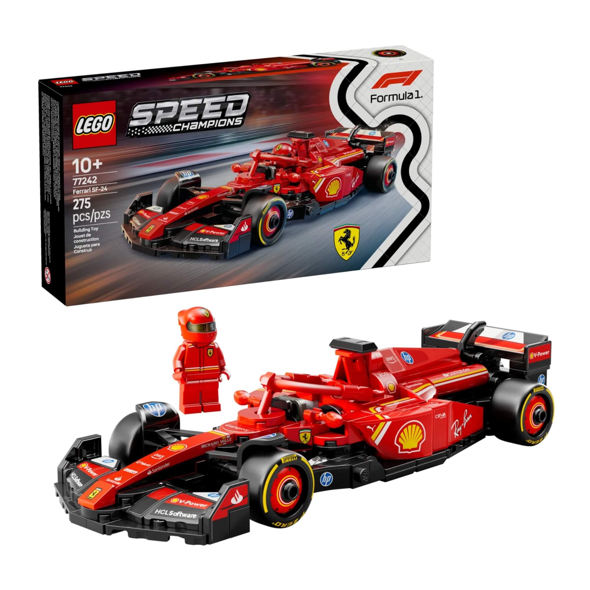 LEGO Speed Champions - Ferrari SF-24 F1 275 Peças - 4111177242
