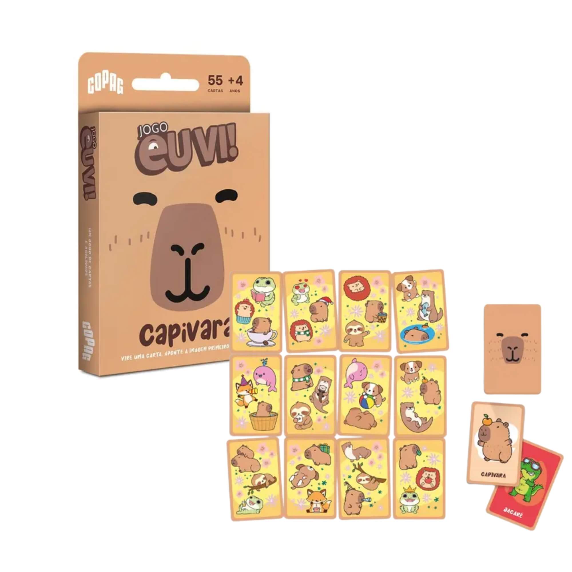 Jogo Infantil Eu Vi! Capivara Copag - 36364