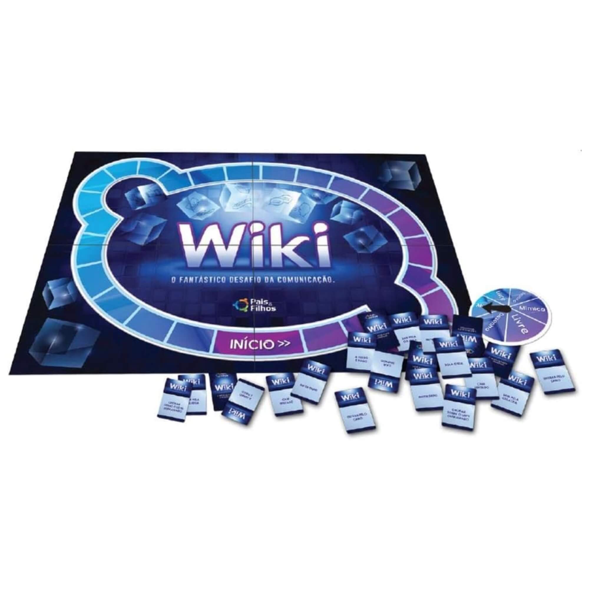 Jogo de Tabuleiro Wiki O Fantástico Desafio da Comunicação Pais e Filhos - 2760-1