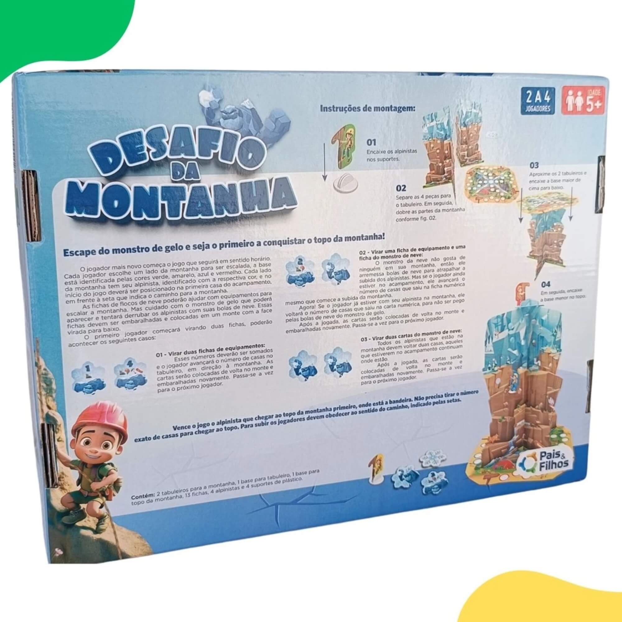 Jogo de Tabuleiro Desafio da Montanha Pais e Filhos - 792959-1