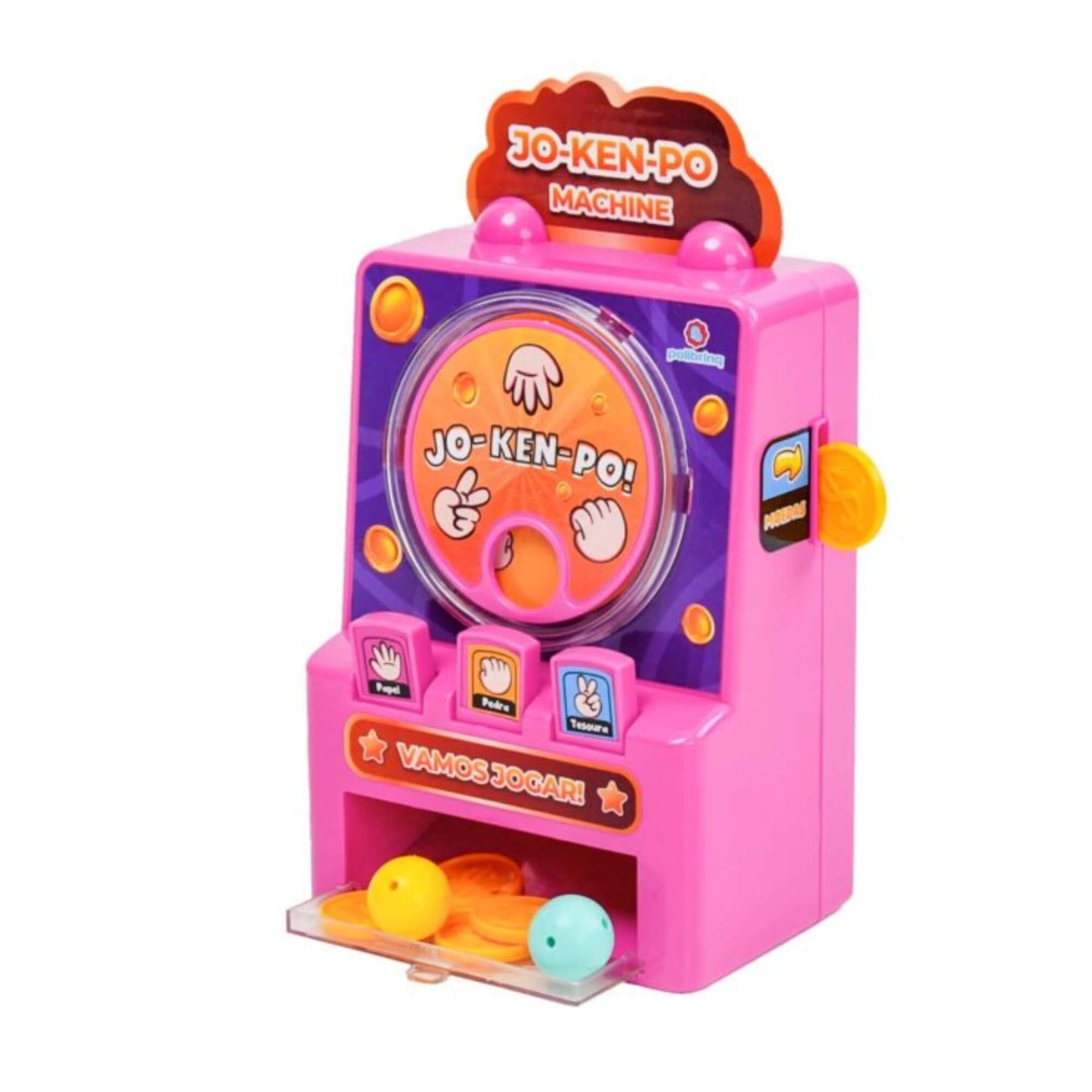 Brinquedo Infantil Jo-Ken-Po Pedra Papel Tesoura Polibrinq - PB536
