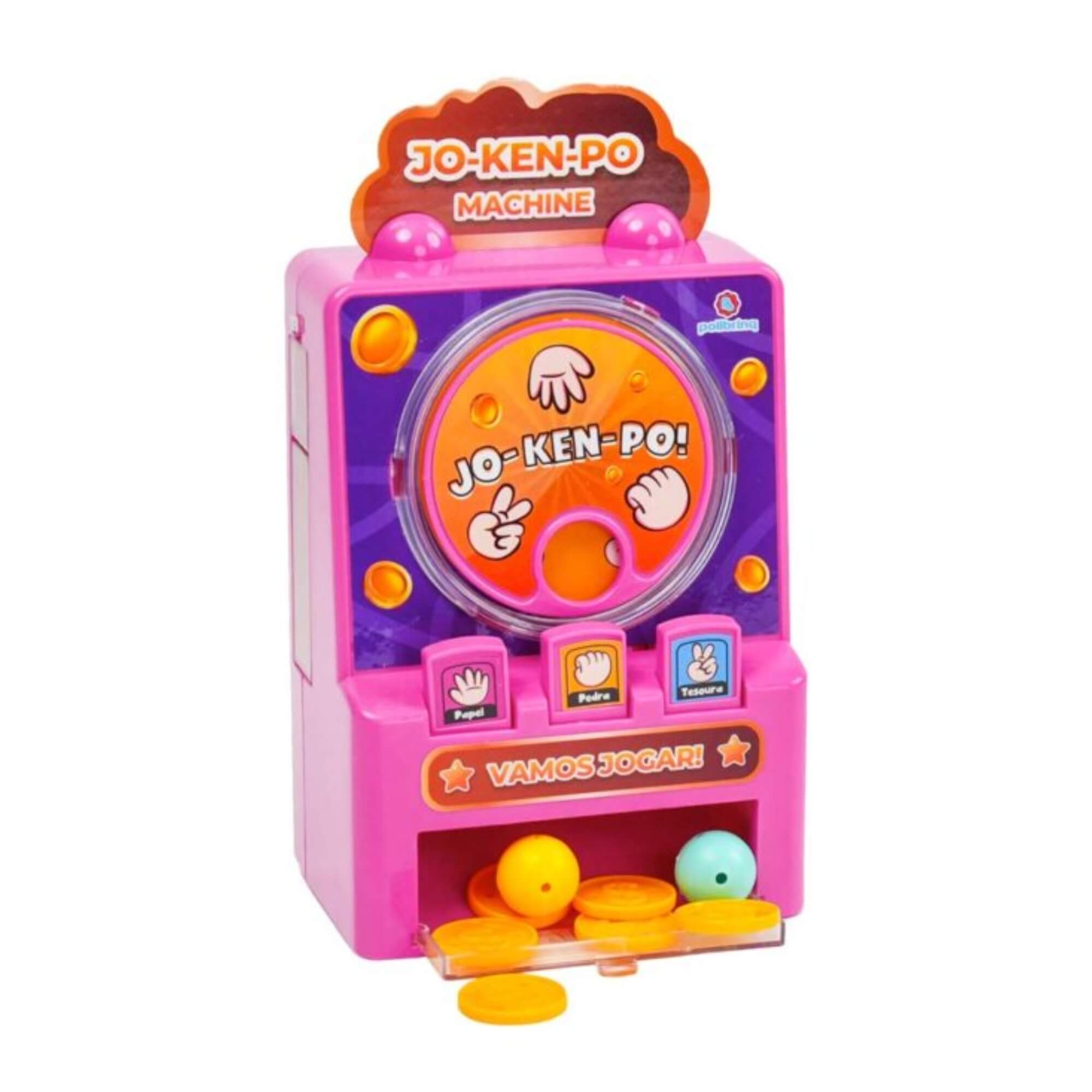 Brinquedo Infantil Jo-Ken-Po Pedra Papel Tesoura Polibrinq - PB536
