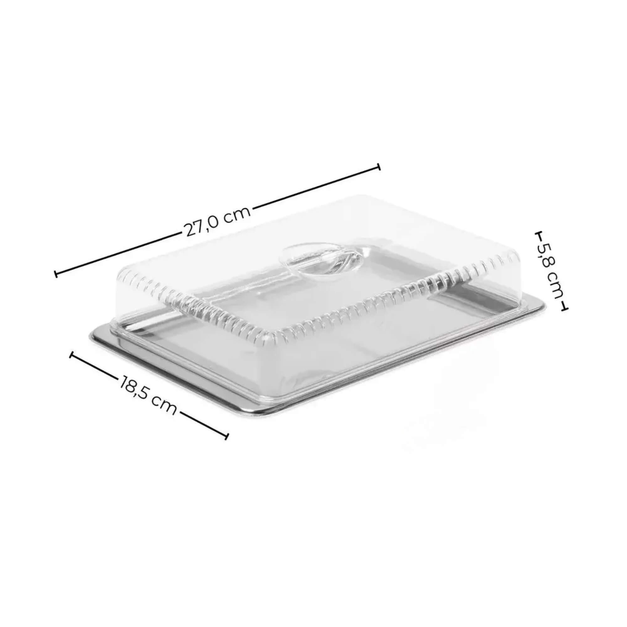 Porta Frios Duplo Atina Inox 320ml Brinox - 1413/101