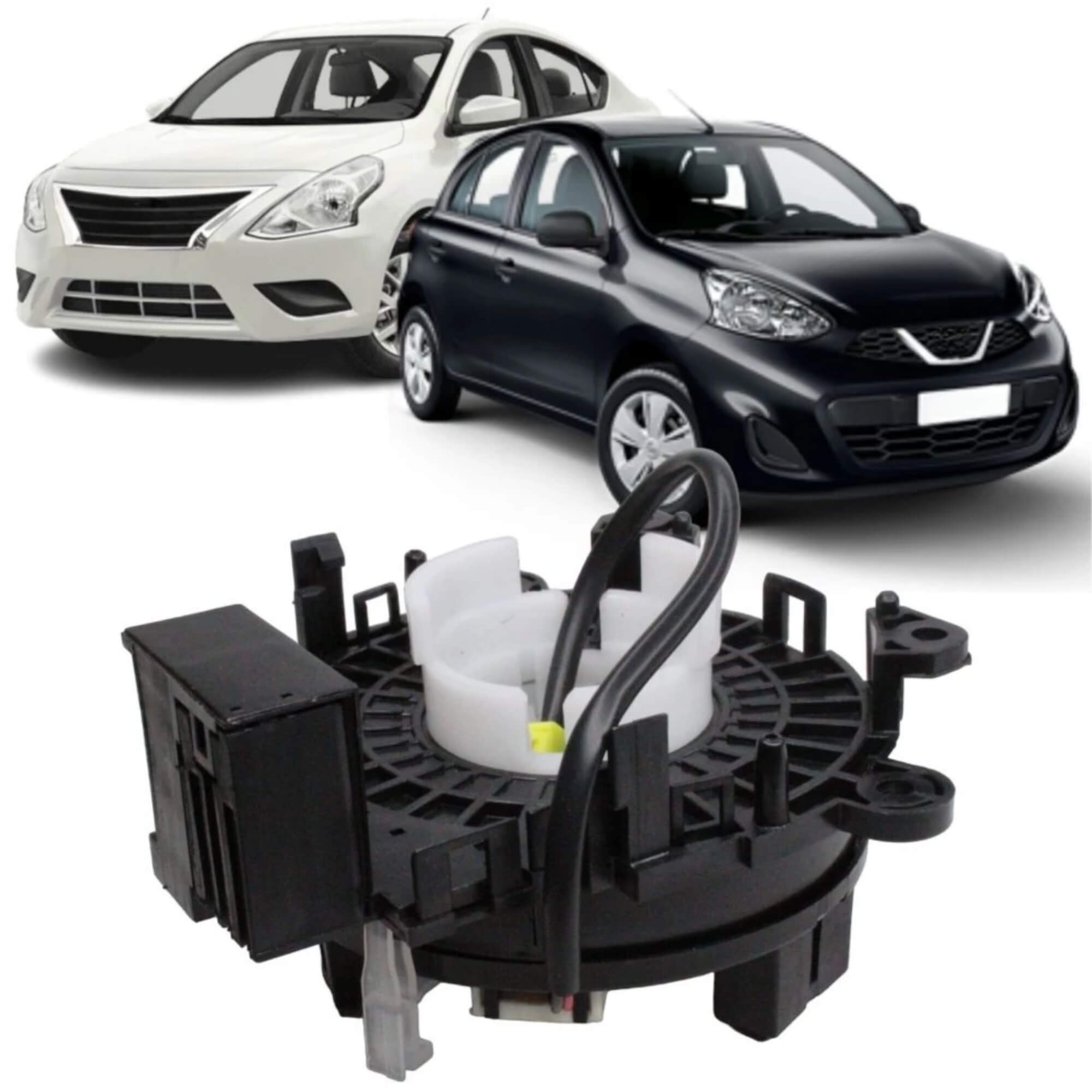 Cinta Airbag March 1.6 16v e Versa 1.0 16v 2012 a 2017 c/ Controle Som Tiger Auto - 17010092