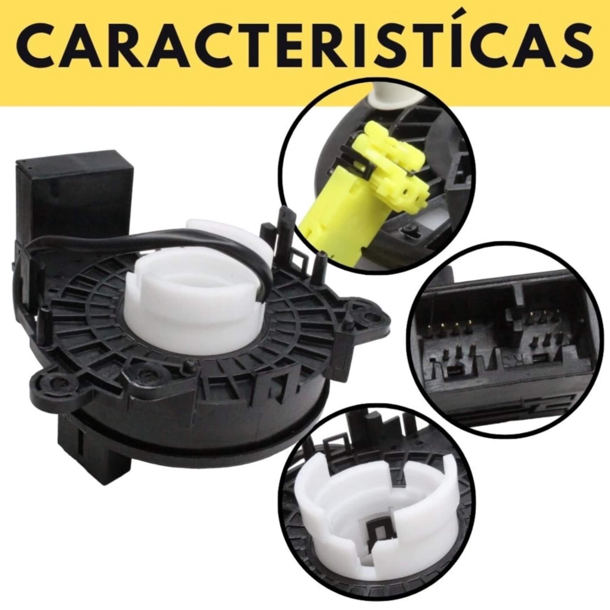 Cinta Airbag March 1.6 16v e Versa 1.0 16v 2012 a 2017 c/ Controle Som Tiger Auto - 17010092