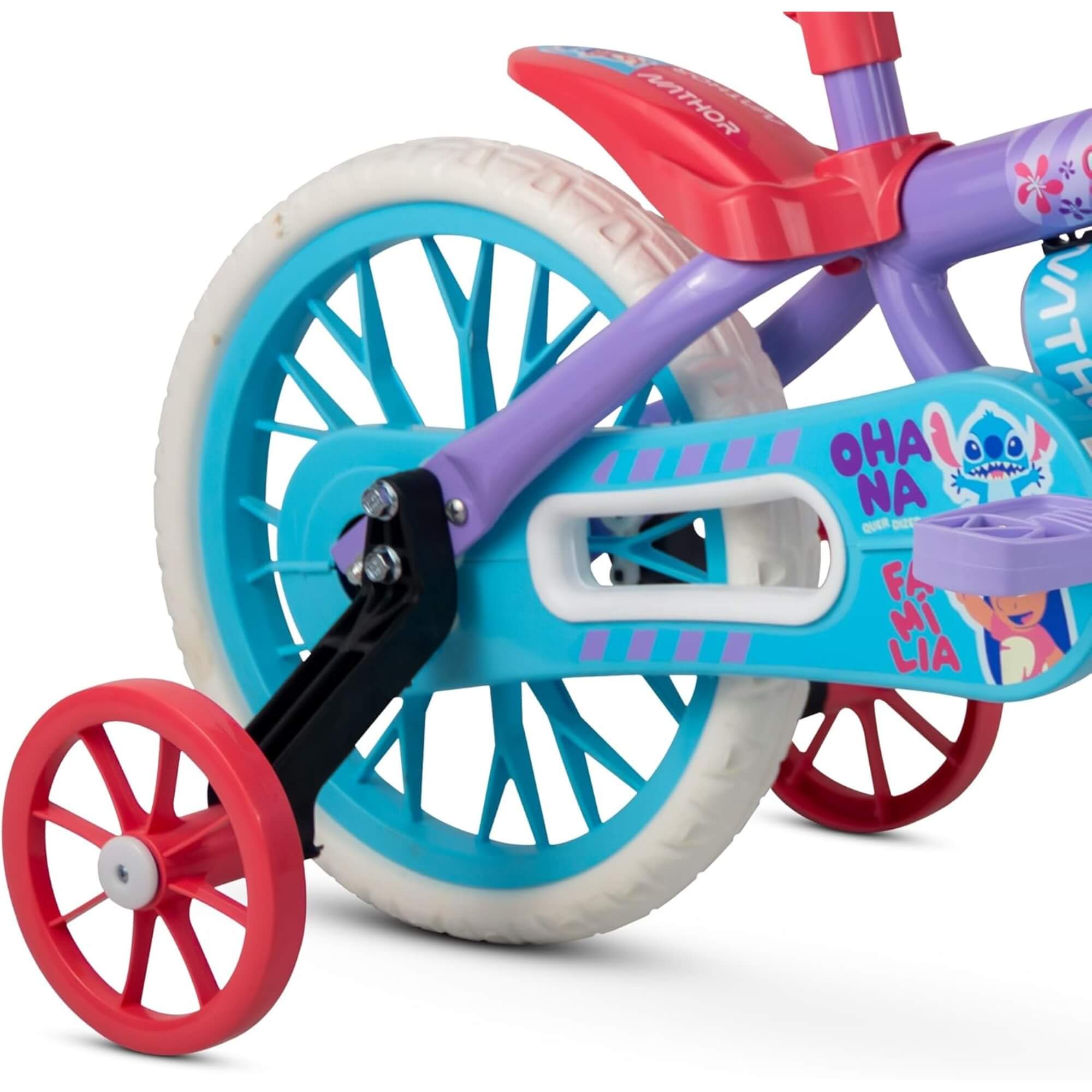 VAR Bicicleta Infantil Aro 12" Nathor (Escolha o Modelo) Modelo:Stitch