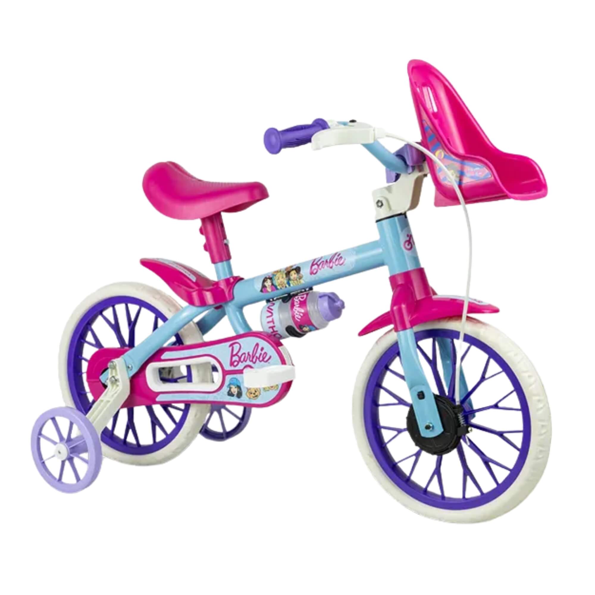 VAR Bicicleta Infantil Aro 12" Nathor (Escolha o Modelo) Modelo:Barbie