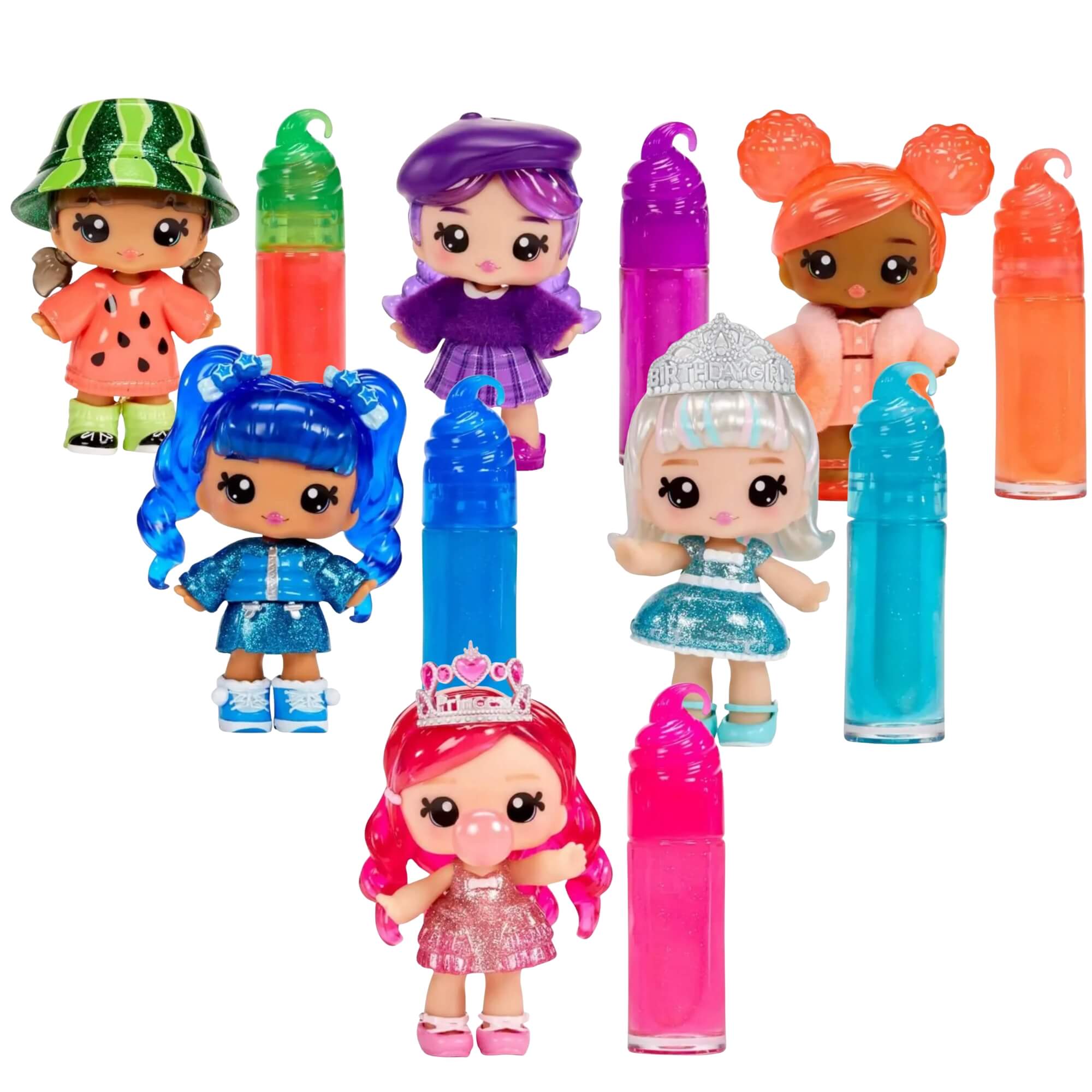 VAR Boneca Yummiland Lipgloss - MGA (Escolha o Modelo/Cheiro) Modelo/Cheiro:Melancia