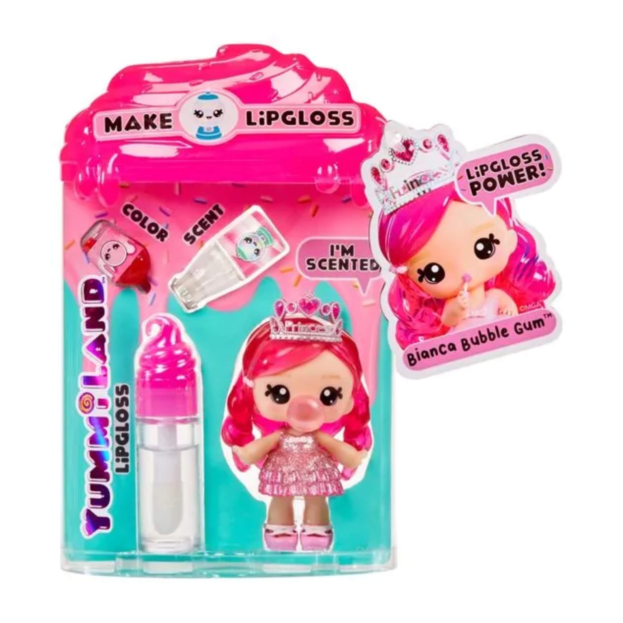 VAR Boneca Yummiland Lipgloss - MGA (Escolha o Modelo/Cheiro) Modelo/Cheiro:Bubblegum