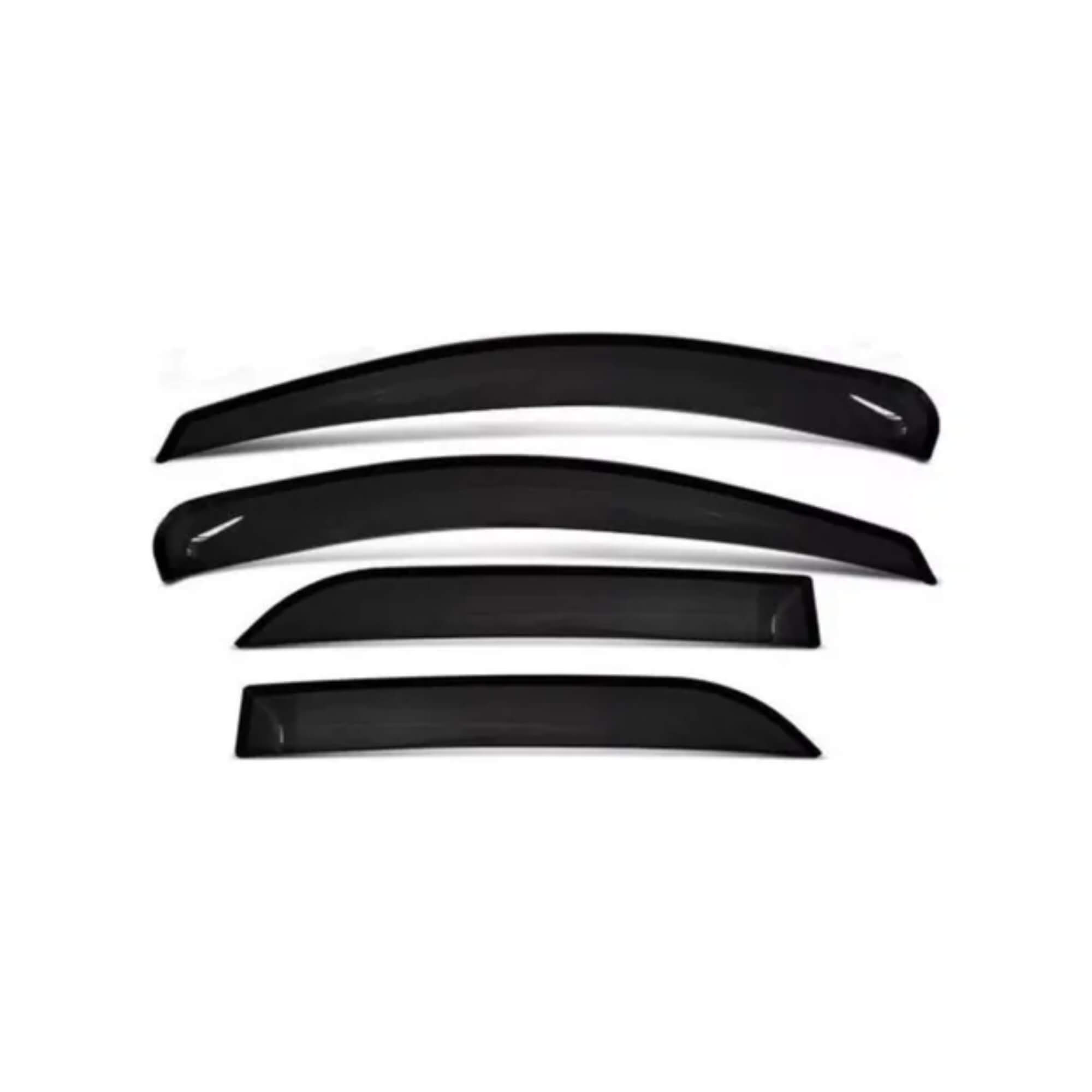 Calha de Chuva Defletor Titano 2024 2025 2026 Preto Fumê 4 Portas Ecoflex - 50027A