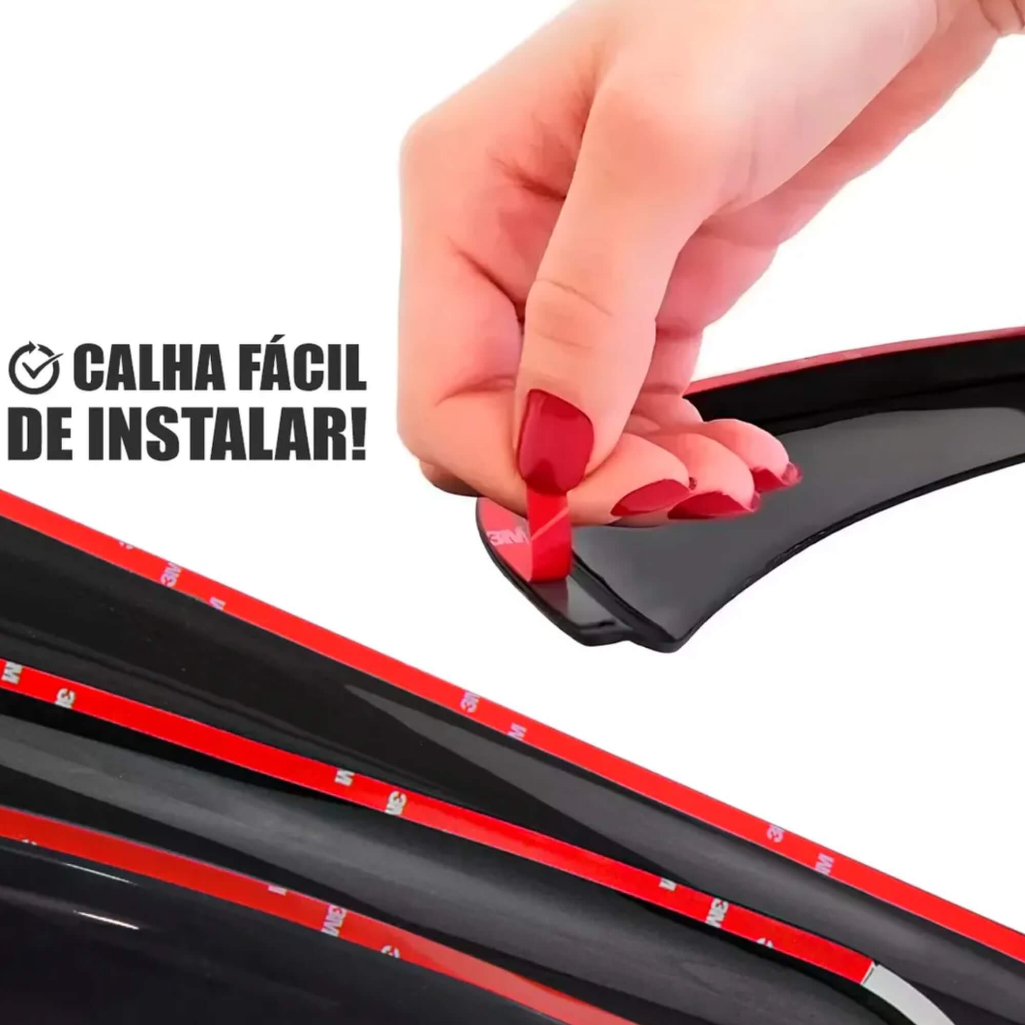 Calha de Chuva Defletor Equinox 2024 2025 4 Portas Ecoflex - 70024A