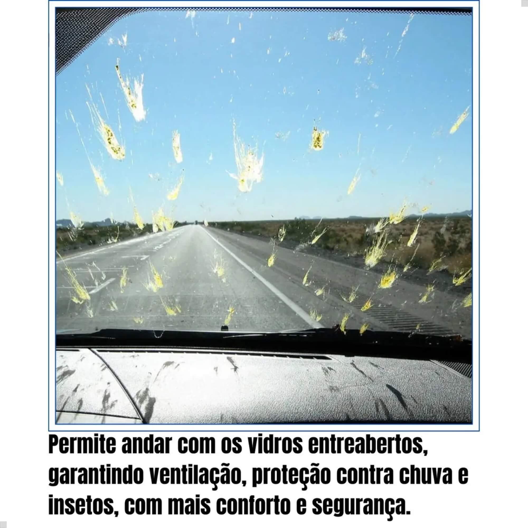 Calha de Chuva Defletor Creta 2022/2023/2024/2025 4 Portas Ecoflex - 16020A