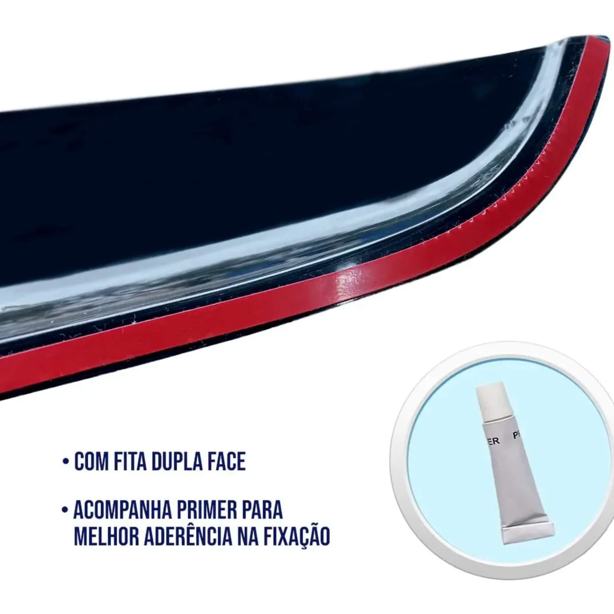Calha de Chuva Defletor Honda ZR-V 2024 2025 4 Portas Preto Ecoflex - 78017A