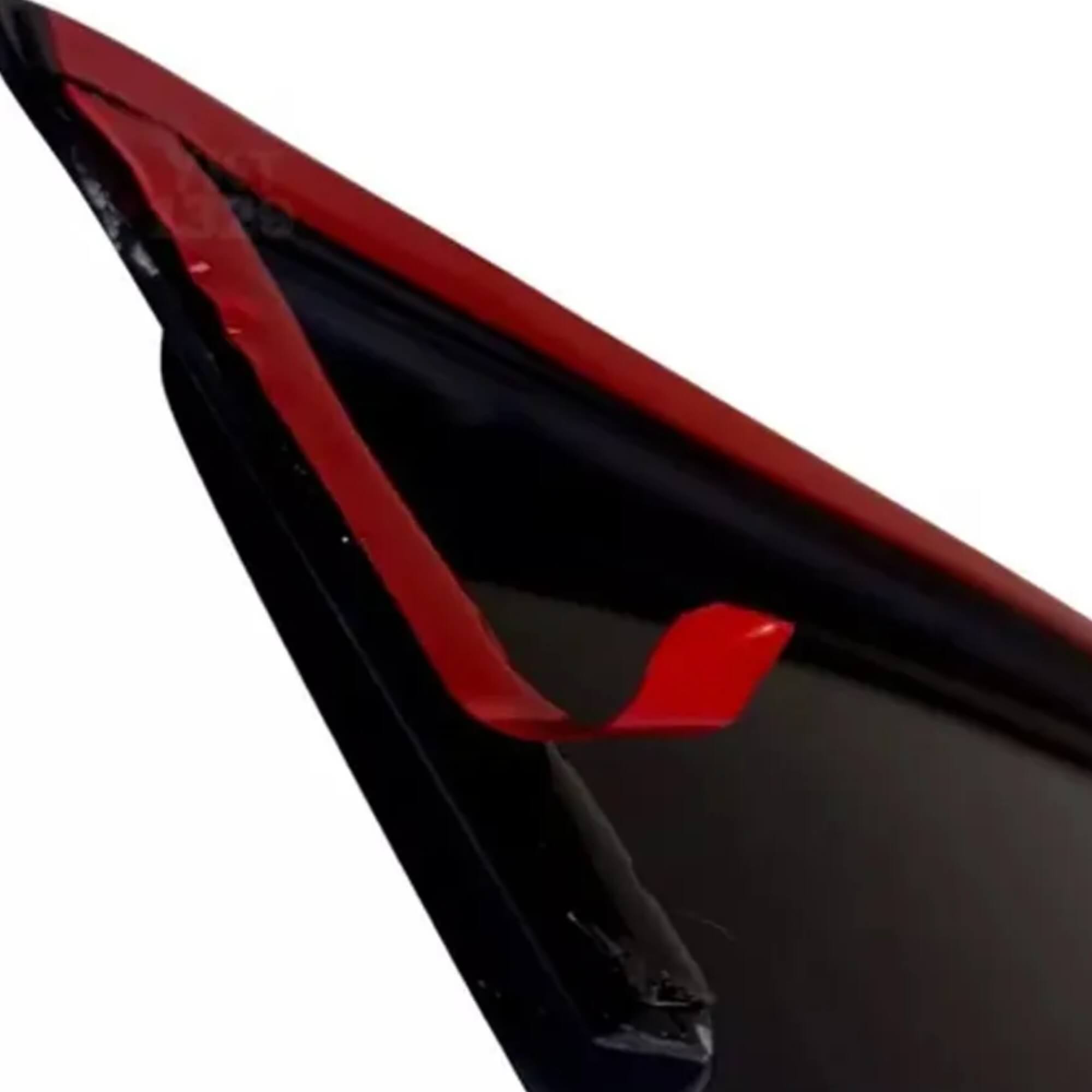 Calha de Chuva Defletor Peugeot 2008 - 2024/2025/2026 4 Portas Preto Ecoflex - 11016A