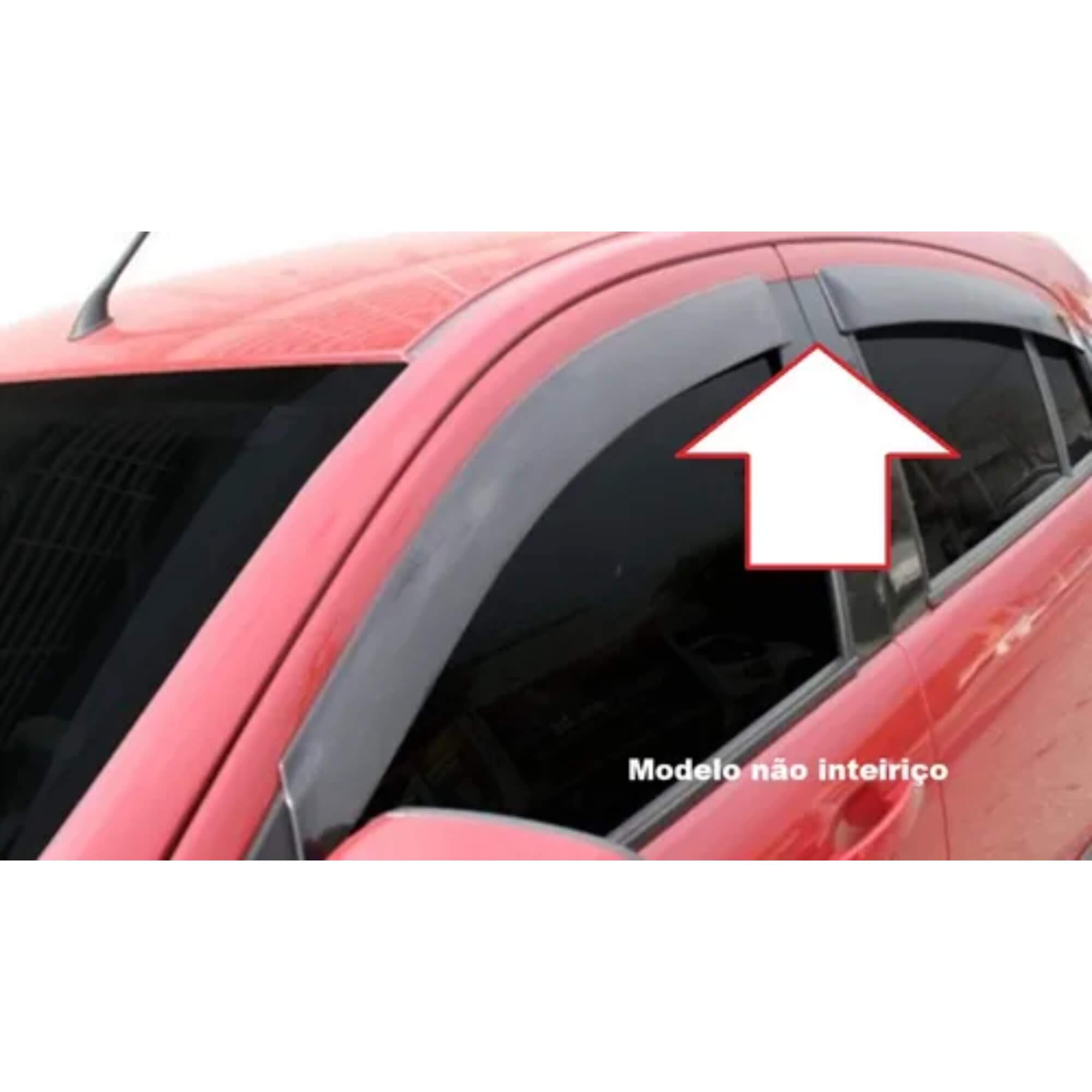 Calha de Chuva Defletor Byd Yuan Plus 2025 2026 4 Portas Ecoflex - 96007A