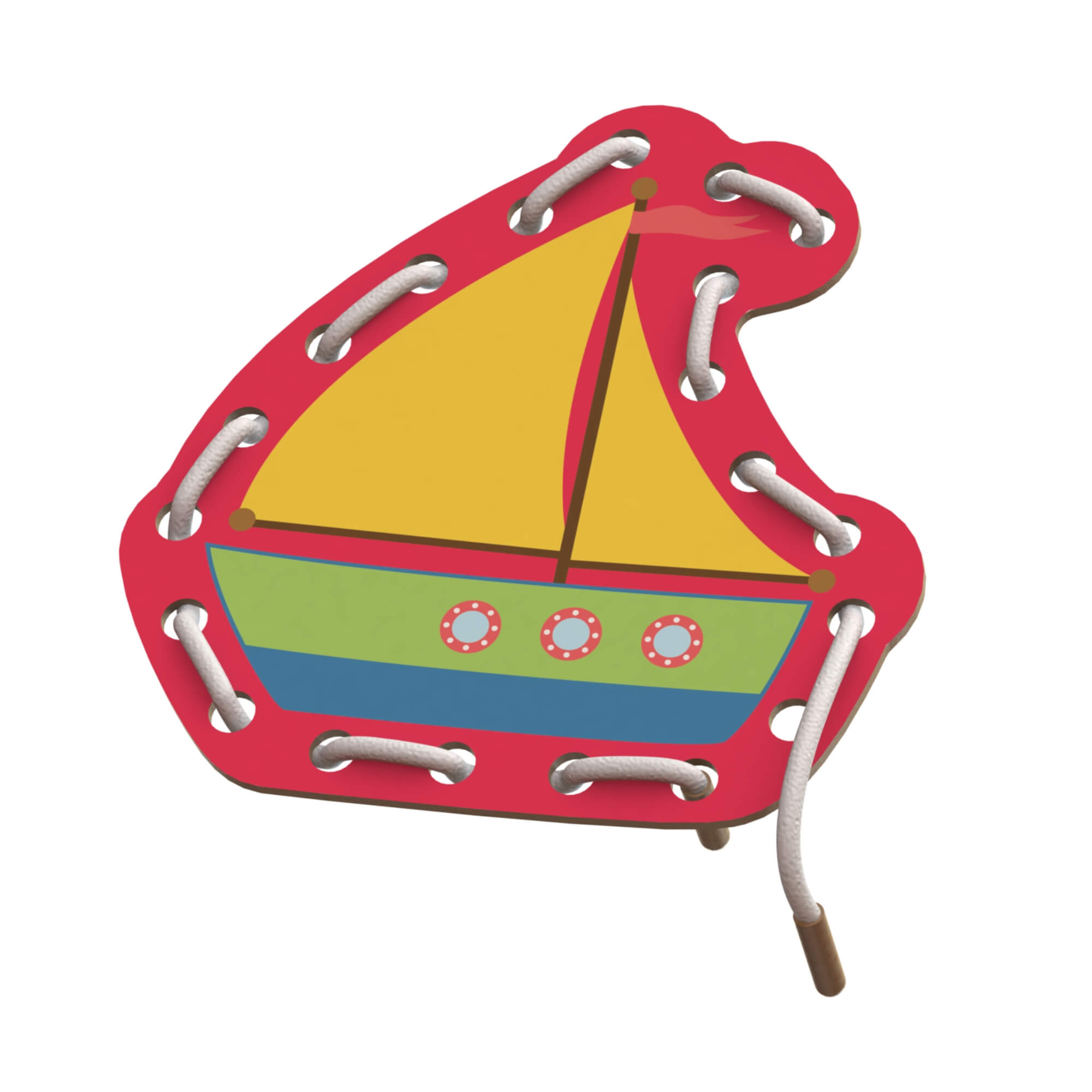Brinquedo Infantil Alinhavos Transportes Xalingo - 12321