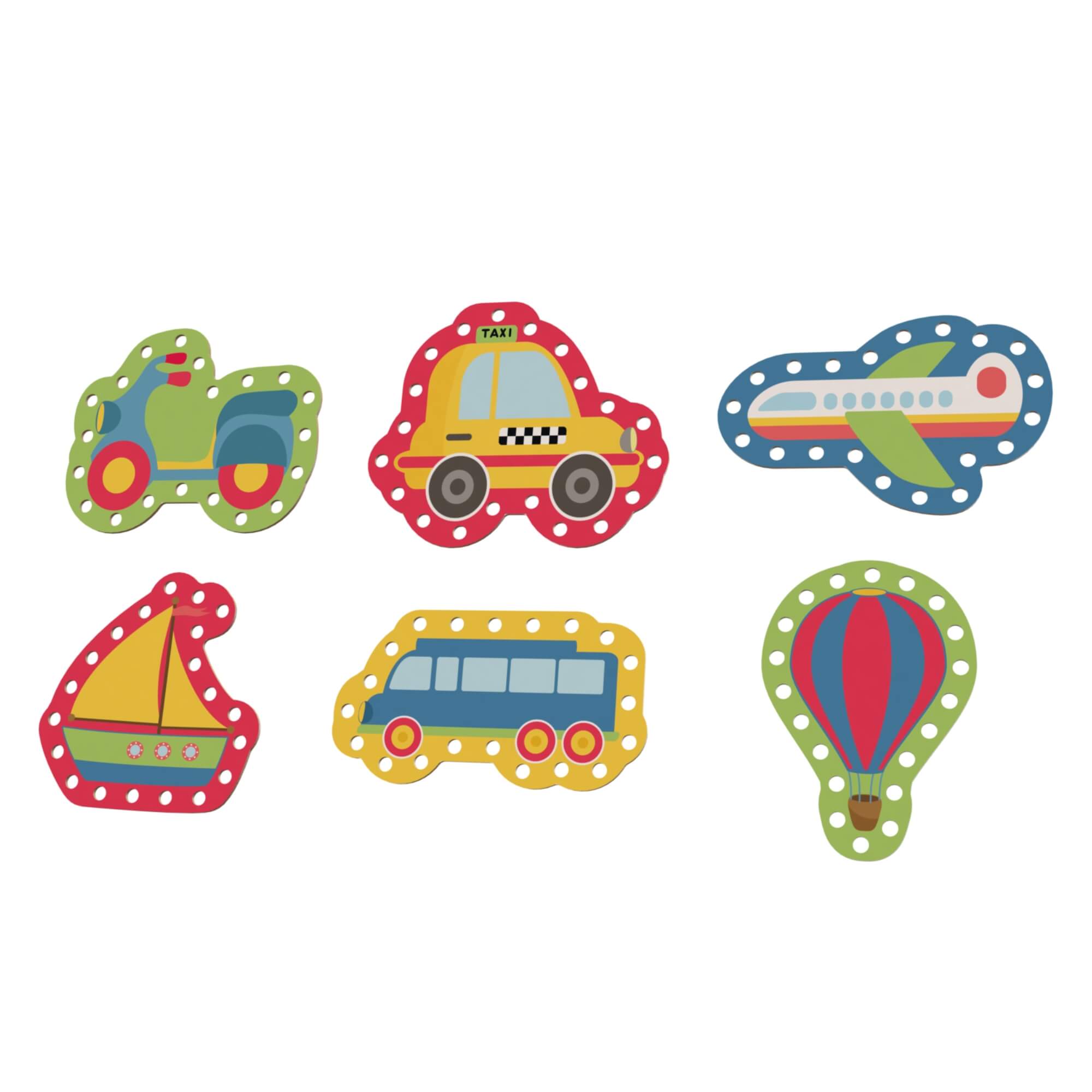 Brinquedo Infantil Alinhavos Transportes Xalingo - 12321