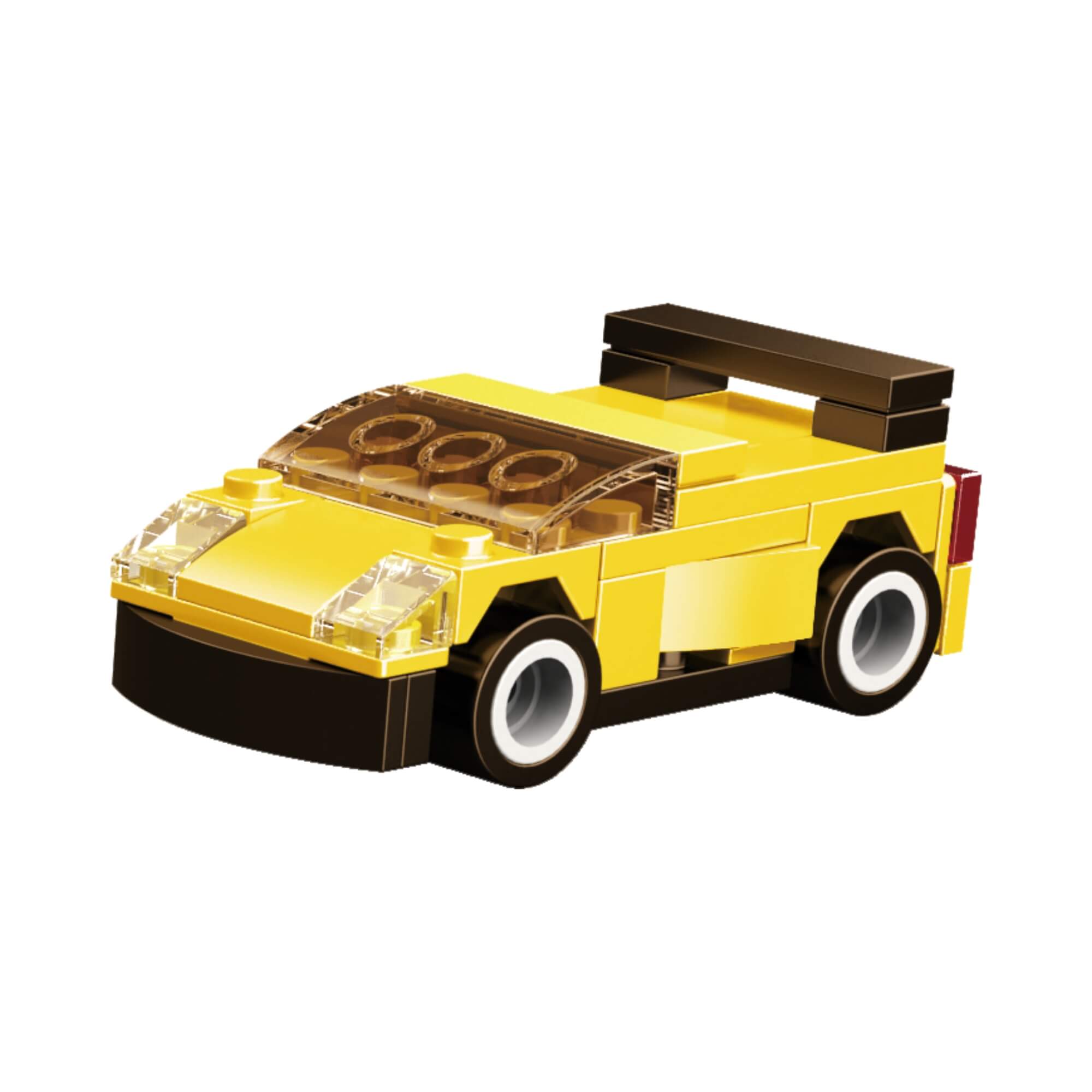 Brinquedo Infantil Bloco de Montar Super Máquina Lançador de Carros 70 Peças Xalingo - 15243