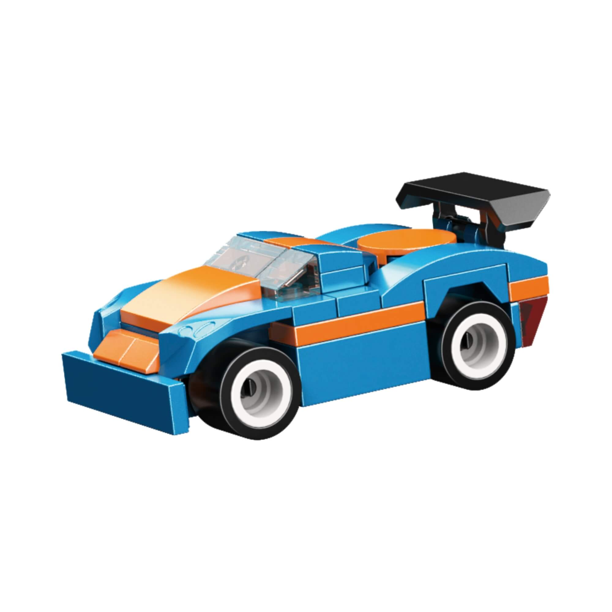Brinquedo Infantil Bloco de Montar Super Máquina Lançador de Carros 70 Peças Xalingo - 15243