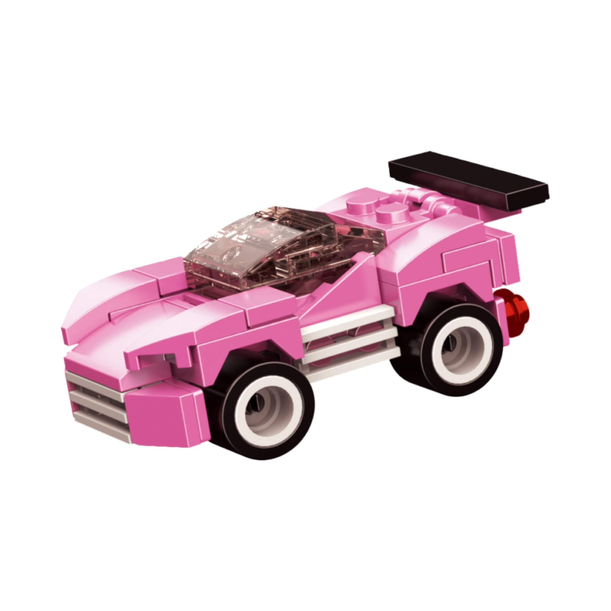 Brinquedo Infantil Bloco de Montar Super Máquina Lançador de Carros 70 Peças Xalingo - 15243