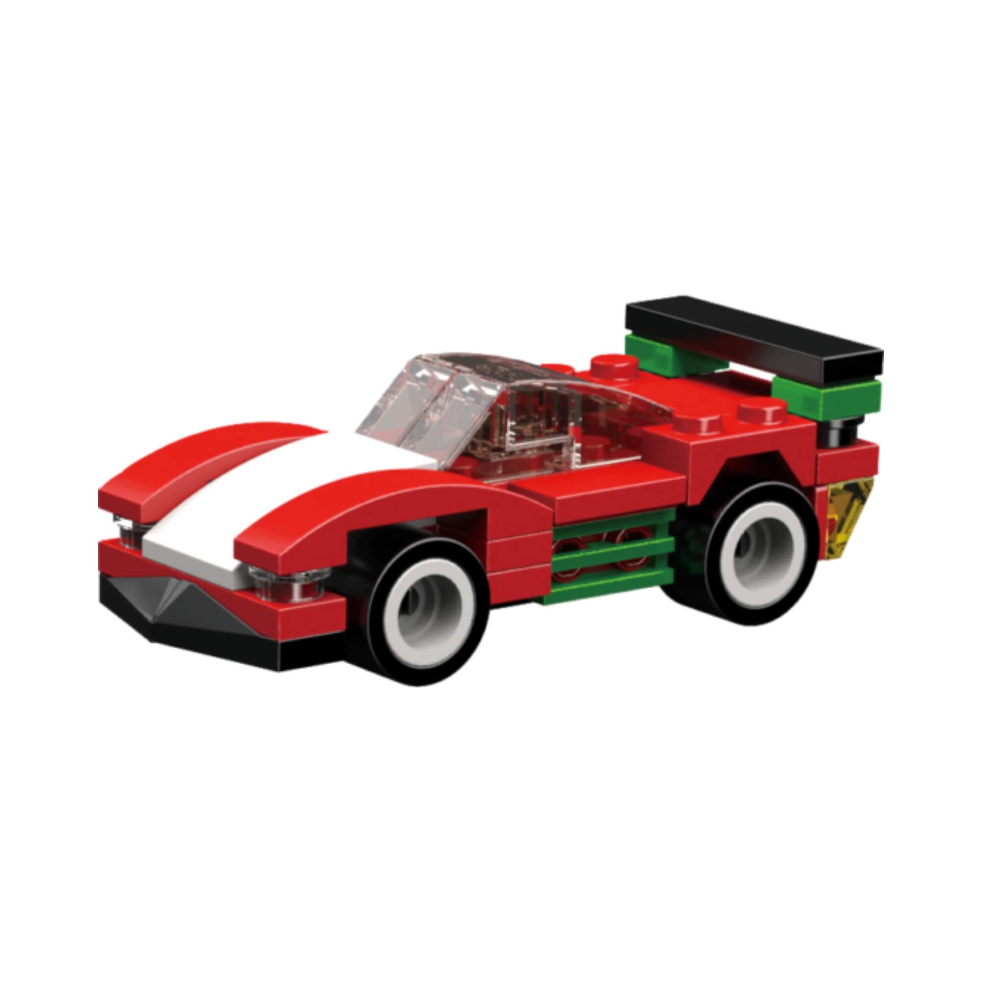 Brinquedo Infantil Bloco de Montar Super Máquina Lançador de Carros 70 Peças Xalingo - 15243