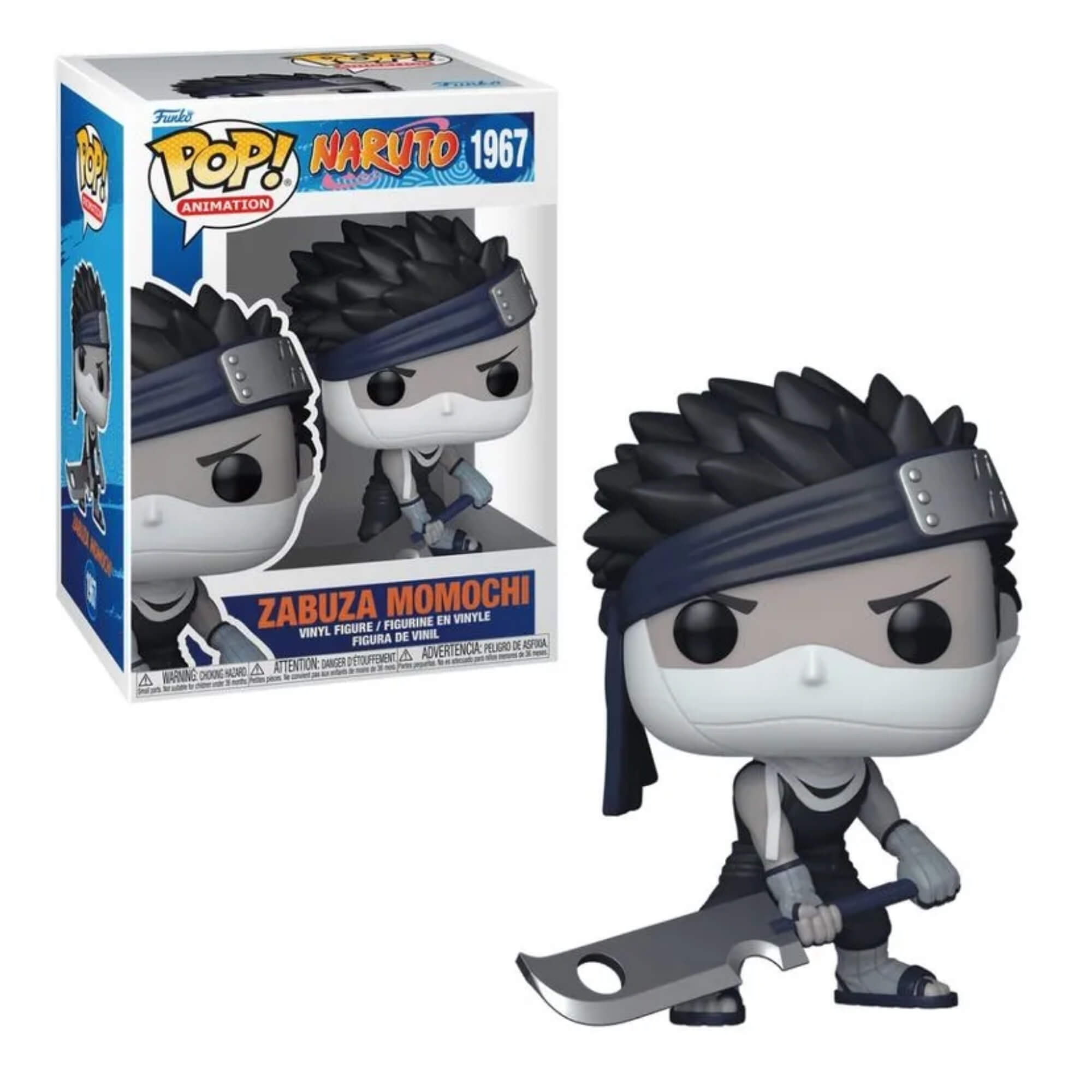 VAR Funko Pop! Personagens Icônicos de Naruto Shippuden e Clássico (Escolha o Personagem) Personagem:Zabuza