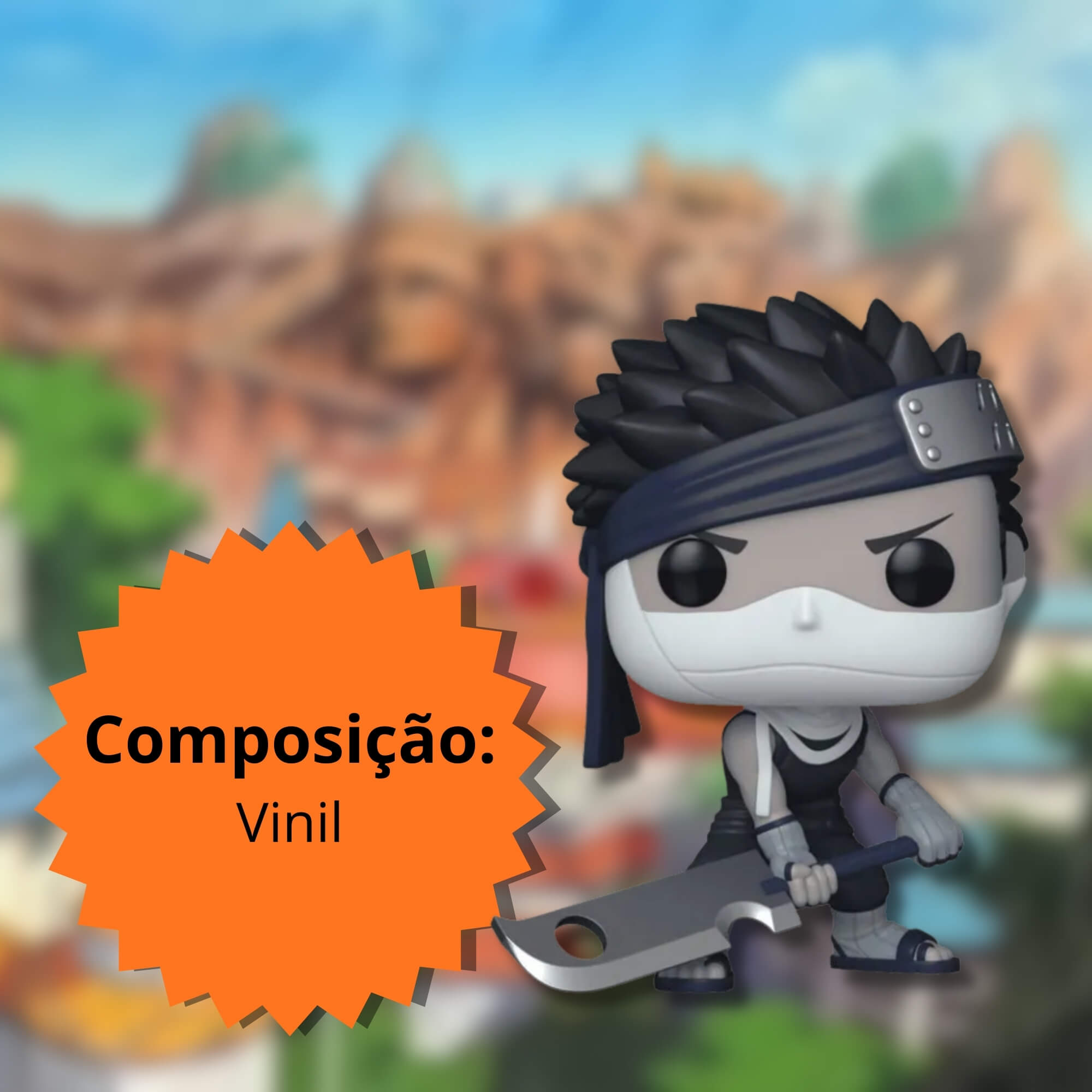 VAR Funko Pop! Personagens Icônicos de Naruto Shippuden e Clássico (Escolha o Personagem) Personagem:Zabuza